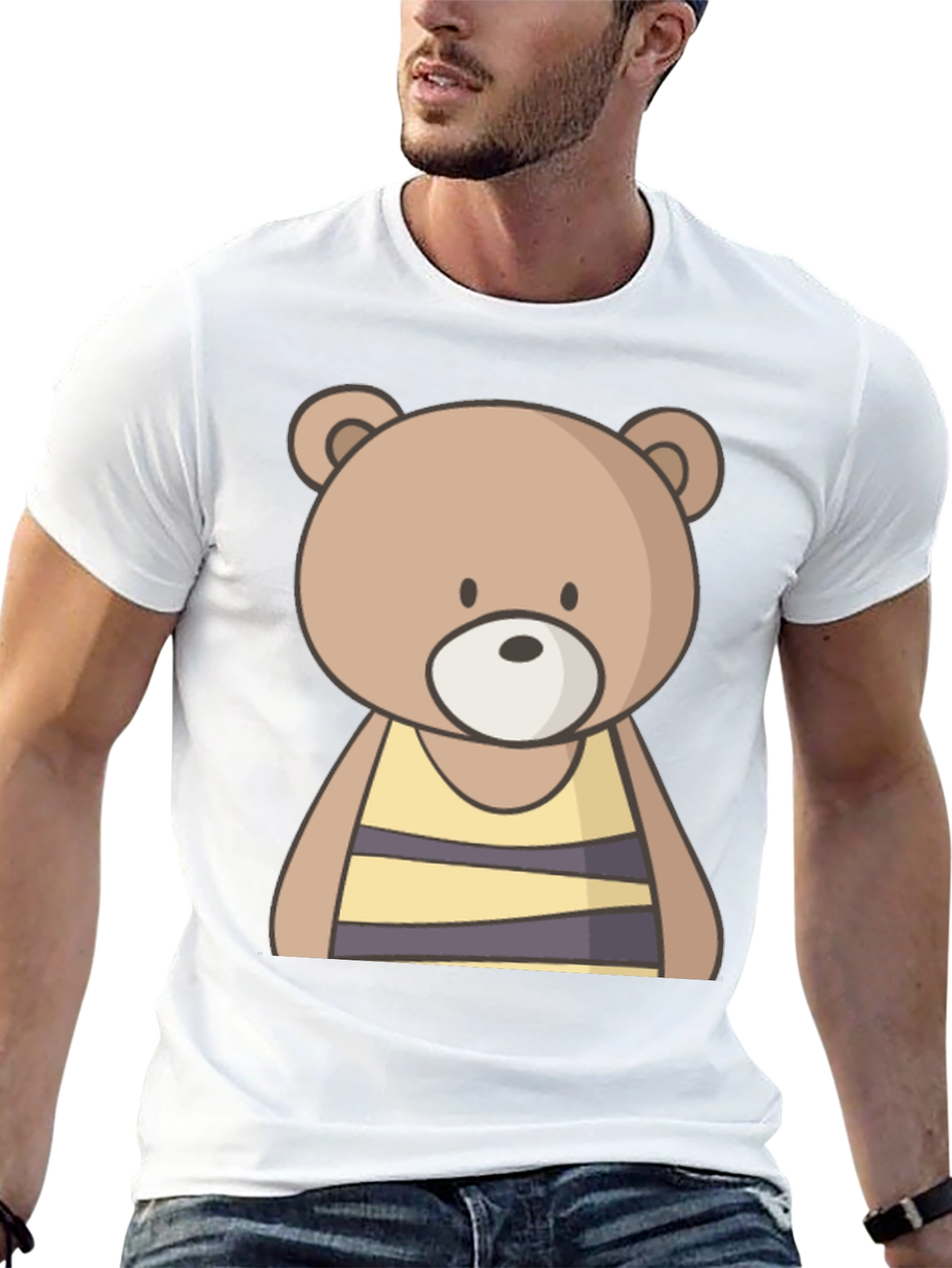 Cute Bear Graphic Tee - Stylish Casual Wear