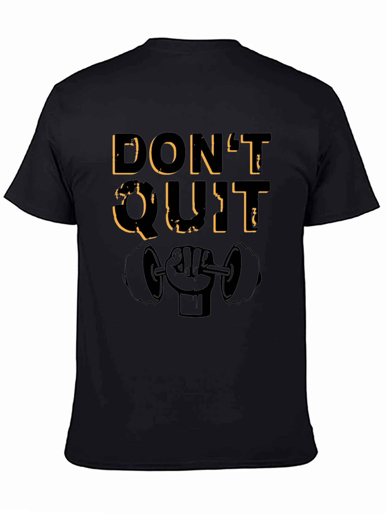 Dont Quit Motivational Workout T-Shirt