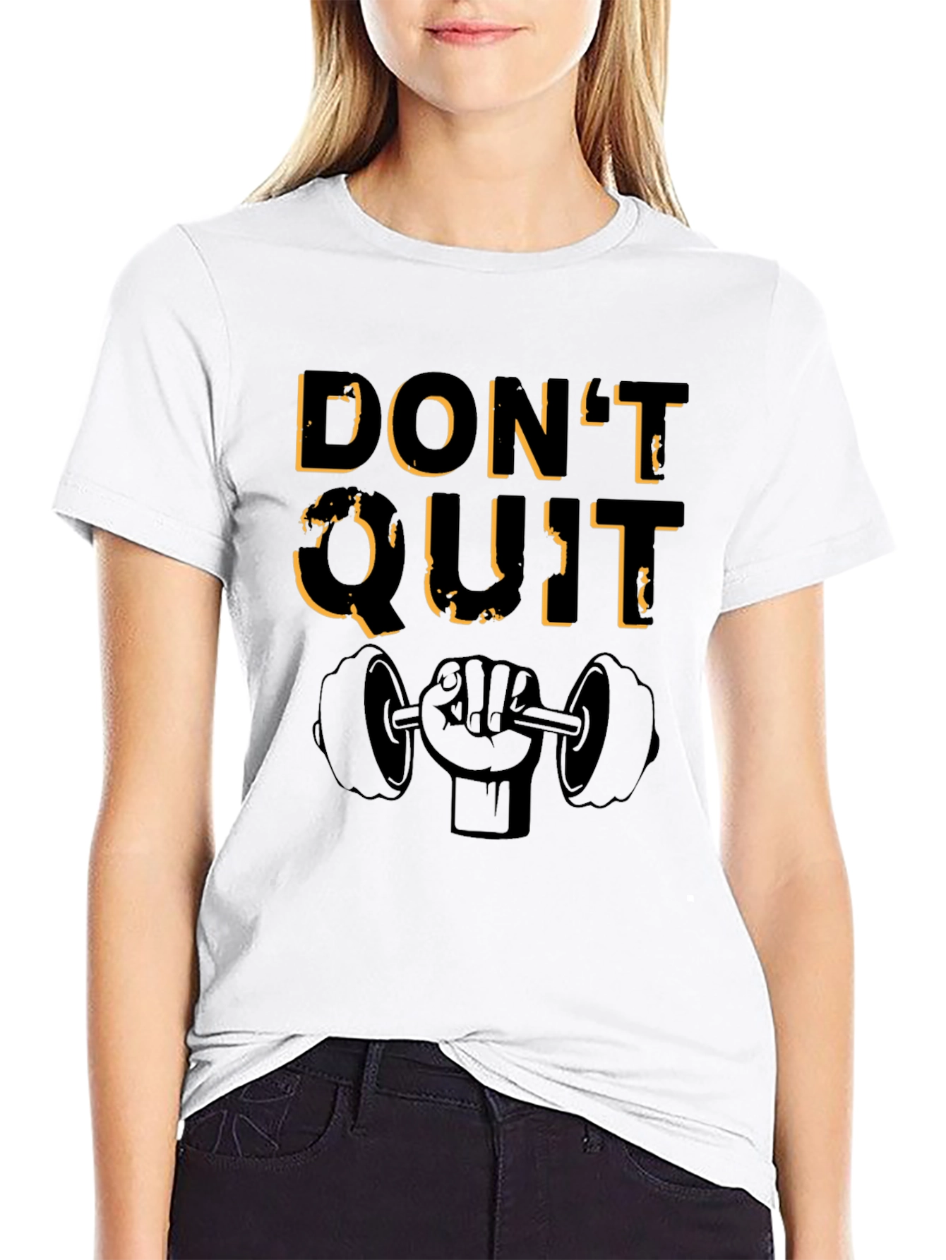 Dont Quit Motivational Workout T-Shirt