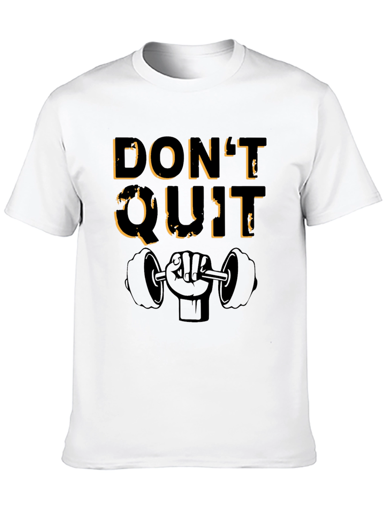 Dont Quit Motivational Workout T-Shirt