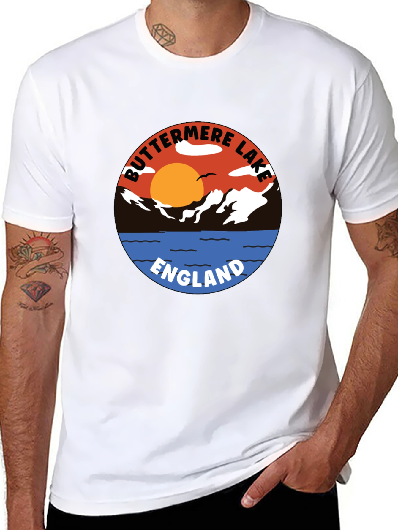 Buttermere Lake England Graphic Tee