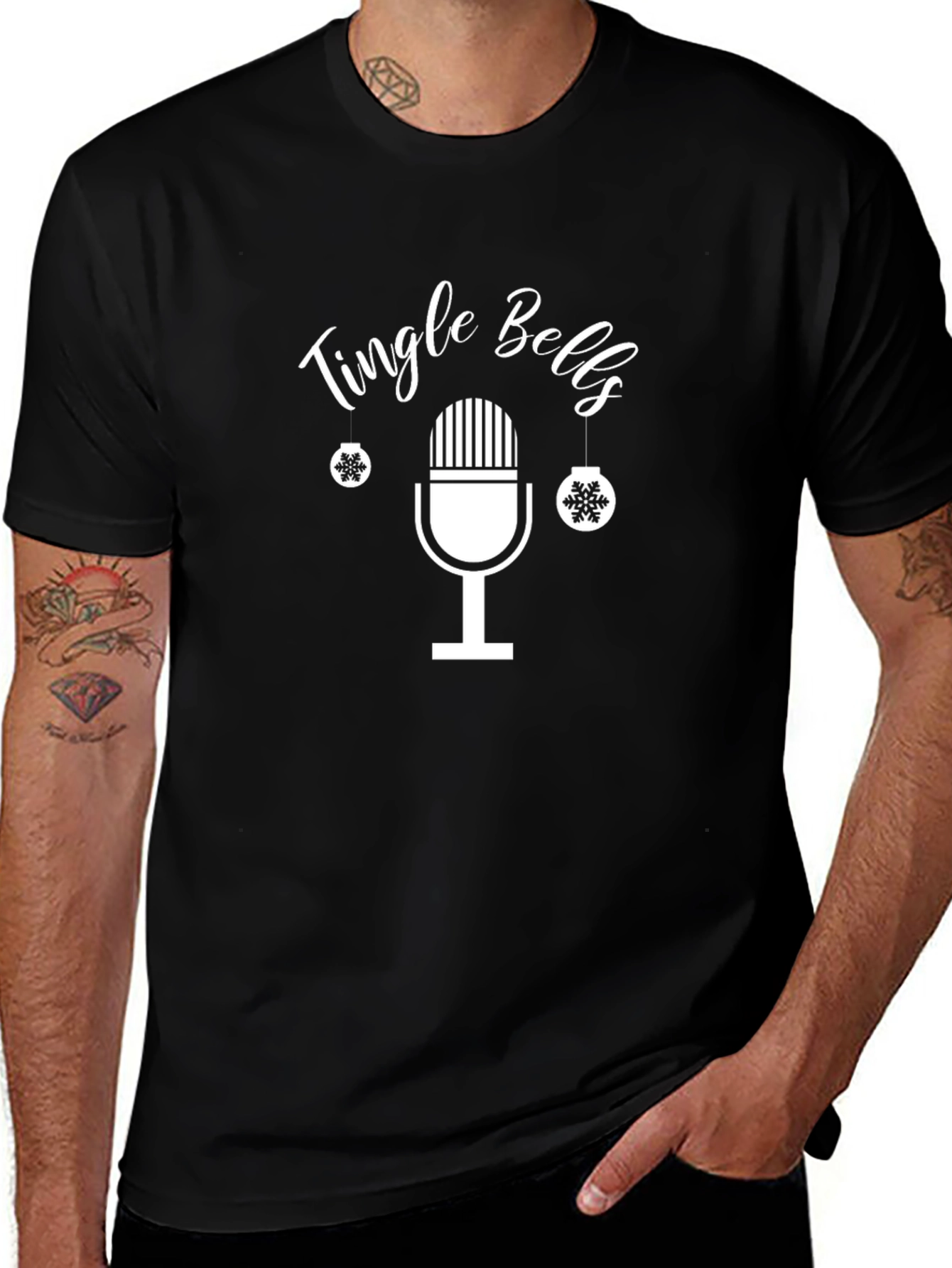 Tingle Bells Christmas Graphic T-Shirt
