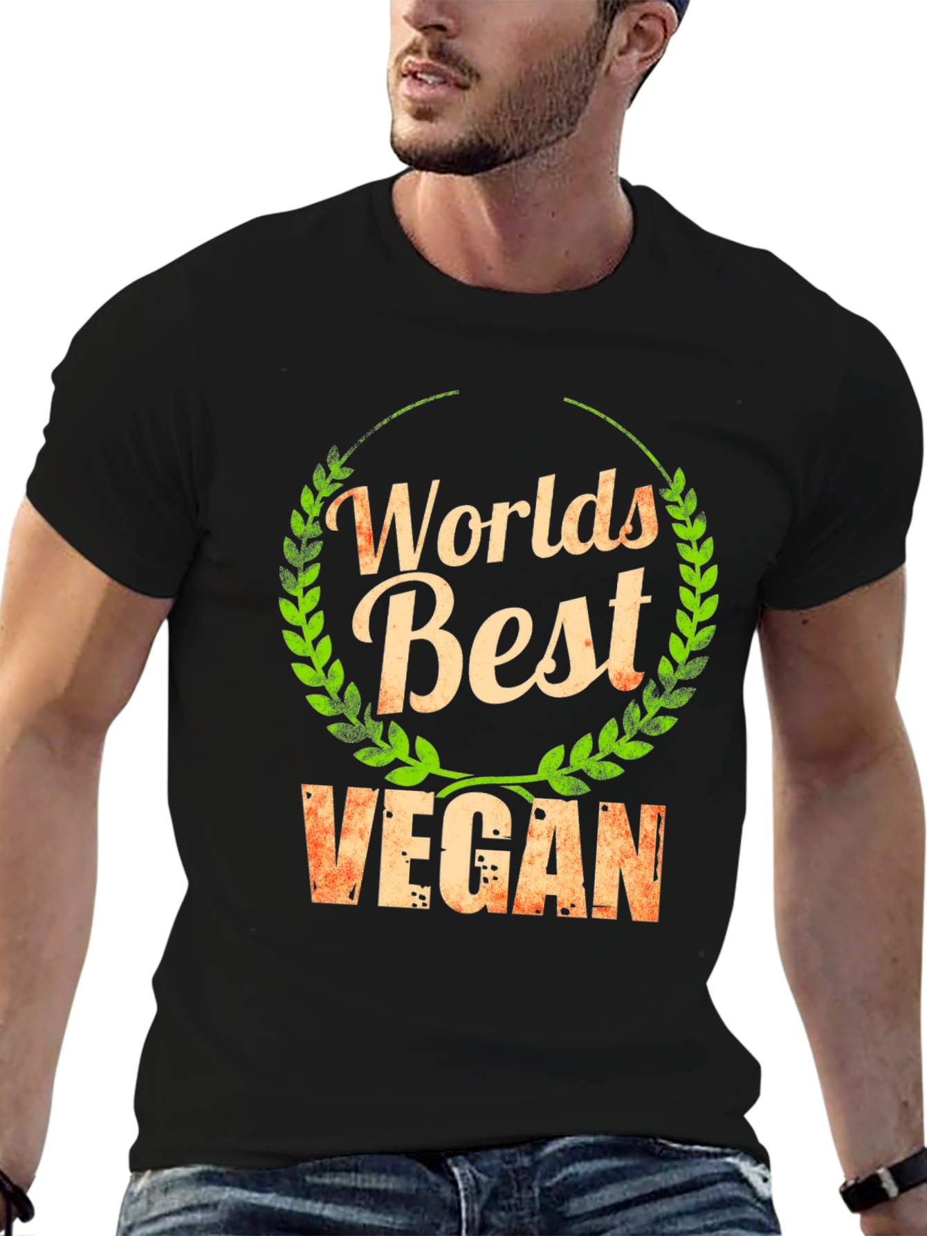 Worlds Best Vegan Graphic T-Shirt