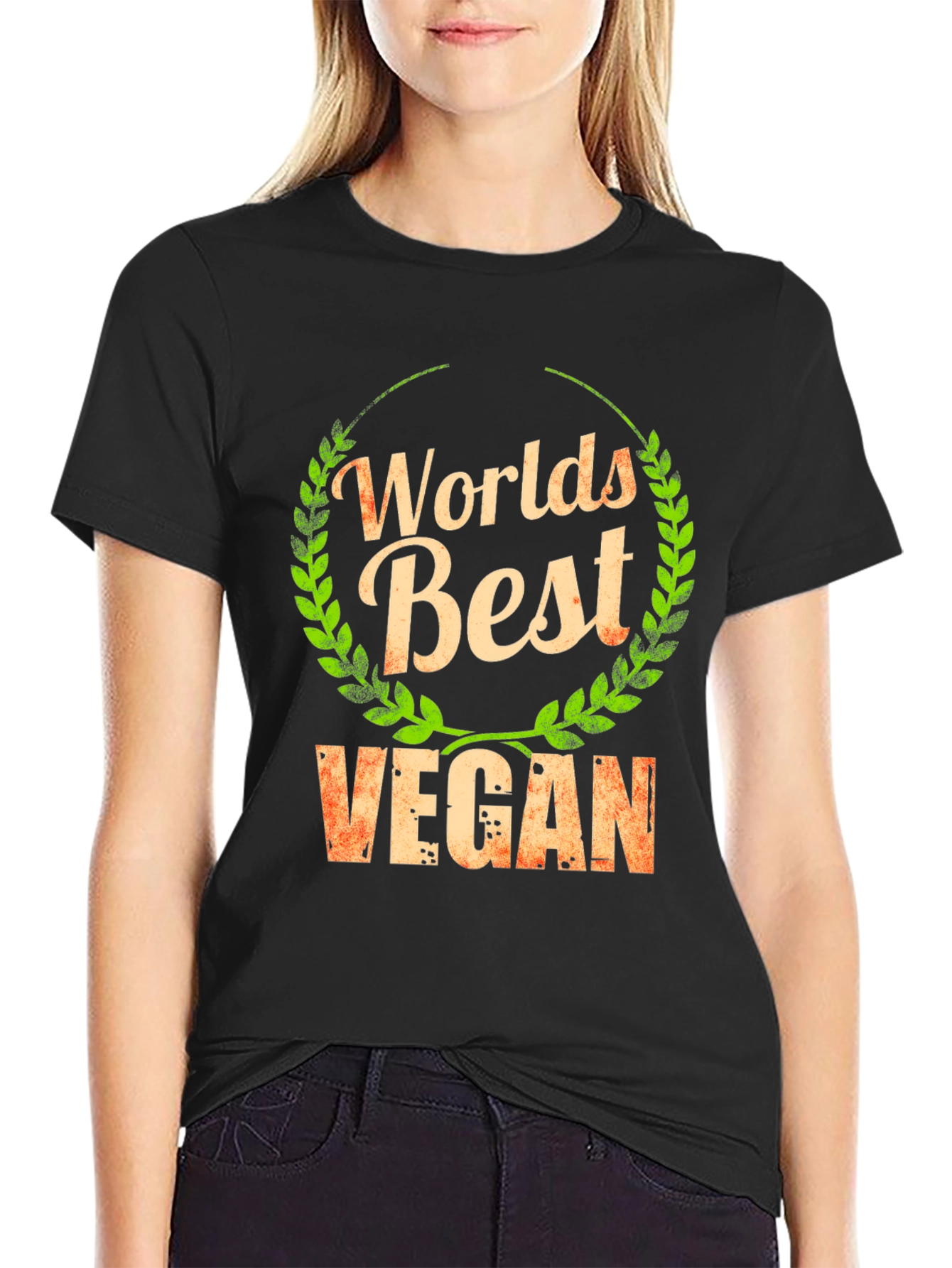 Worlds Best Vegan Graphic T-Shirt