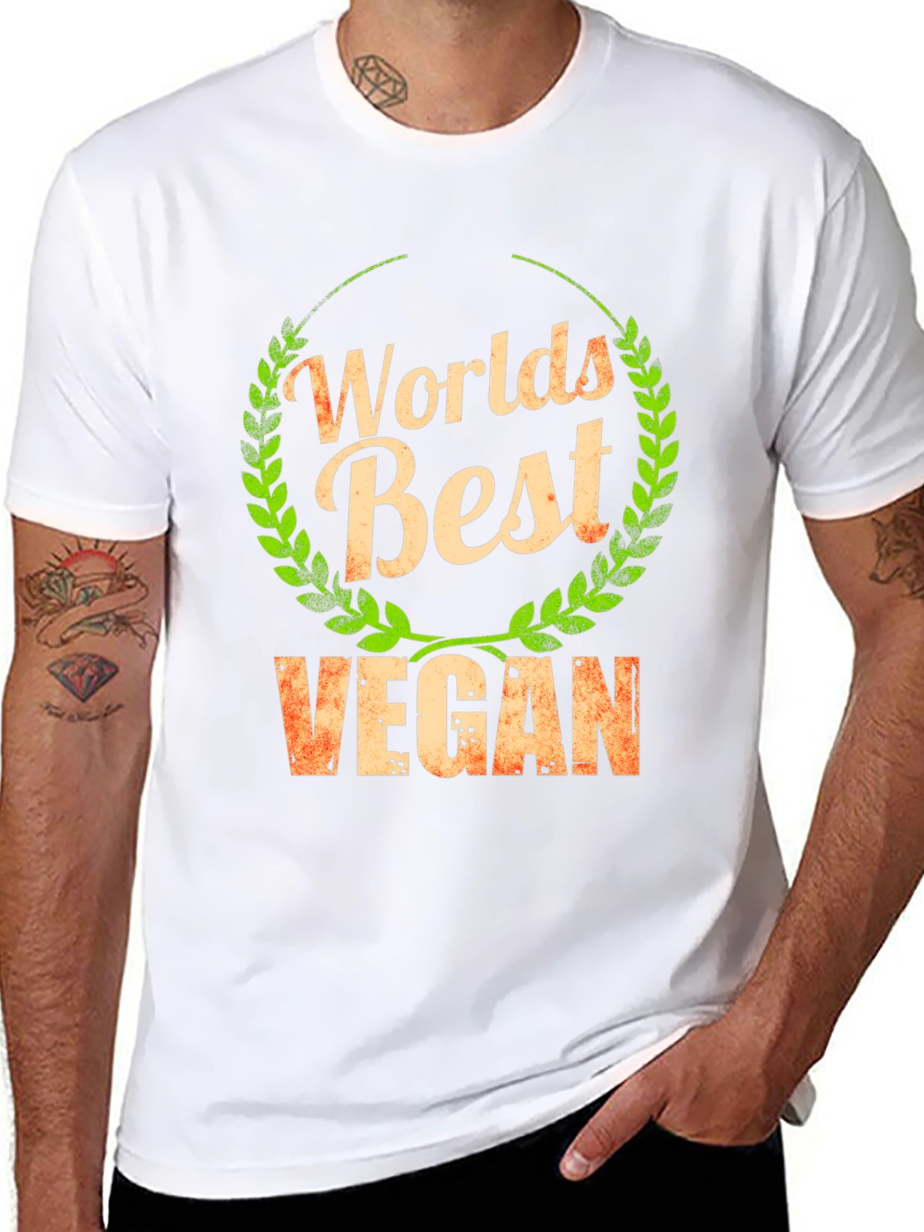 Worlds Best Vegan Graphic T-Shirt