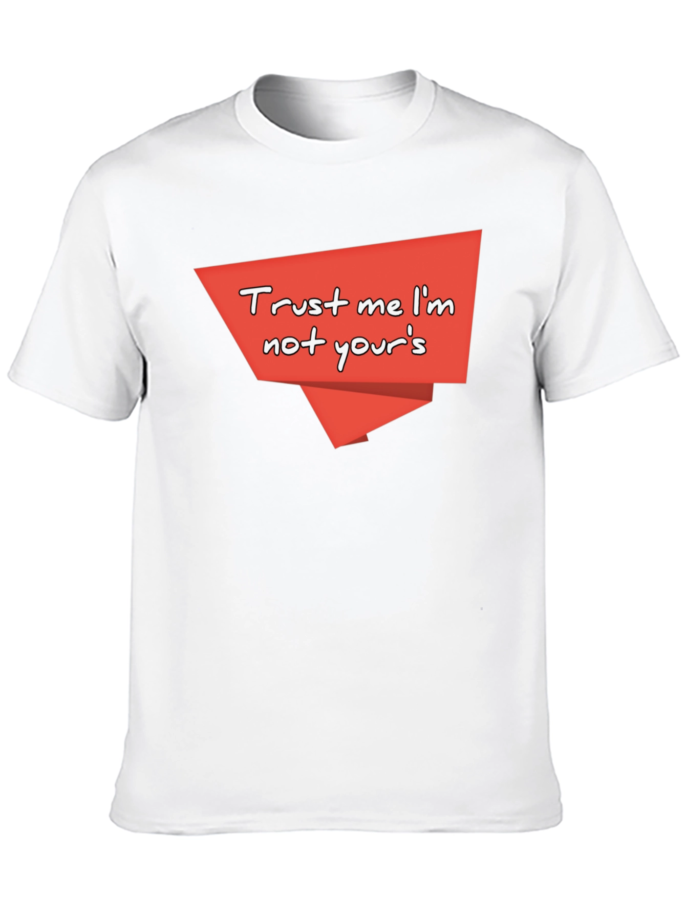 Trust Me Graphic Tee - Quirky Black T-Shirt