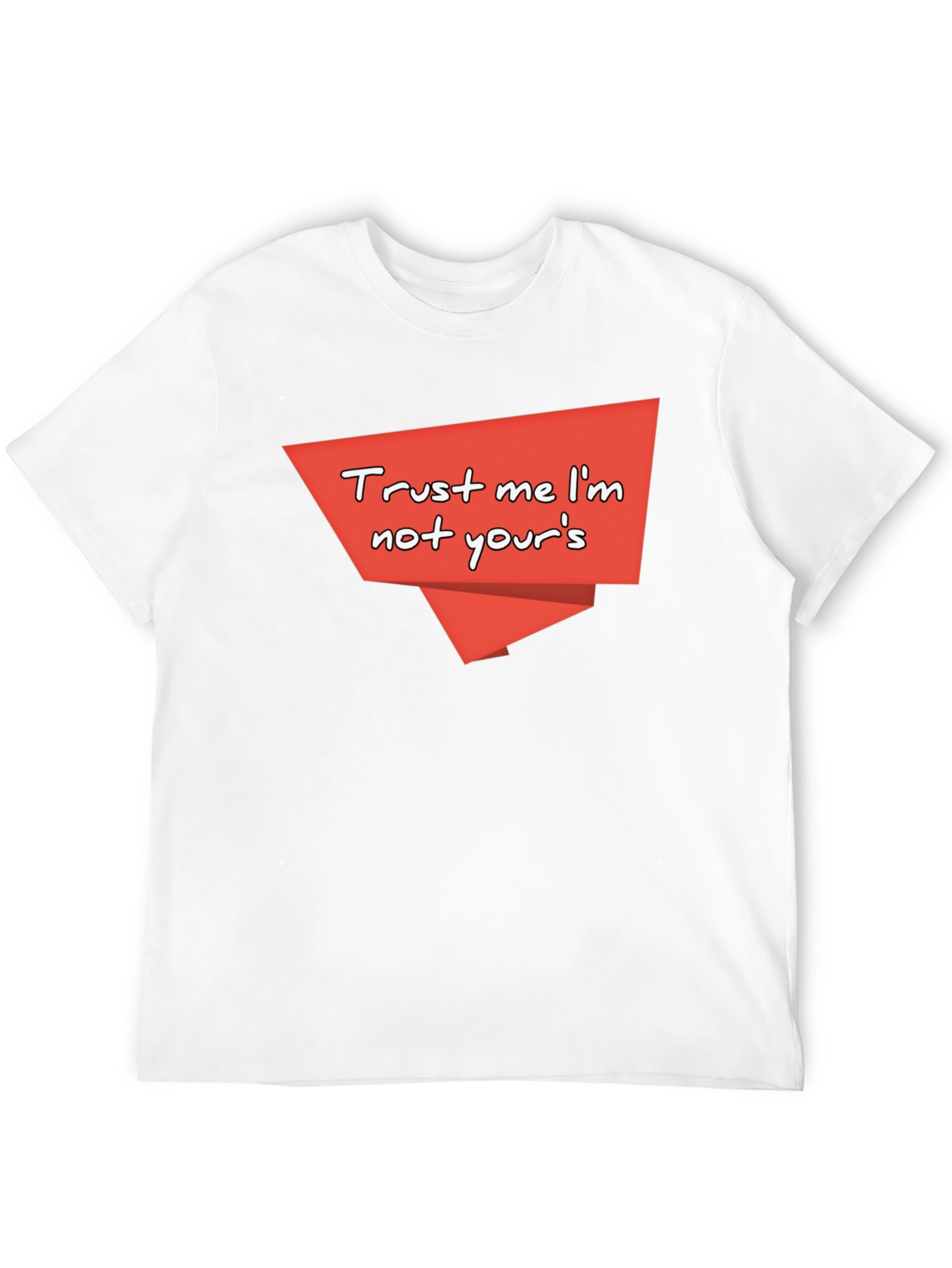 Trust Me Graphic Tee - Quirky Black T-Shirt