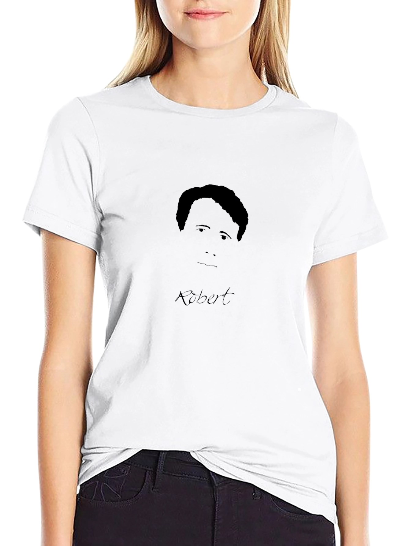 Robert Graphic T-Shirt - Dark Silhouette Design