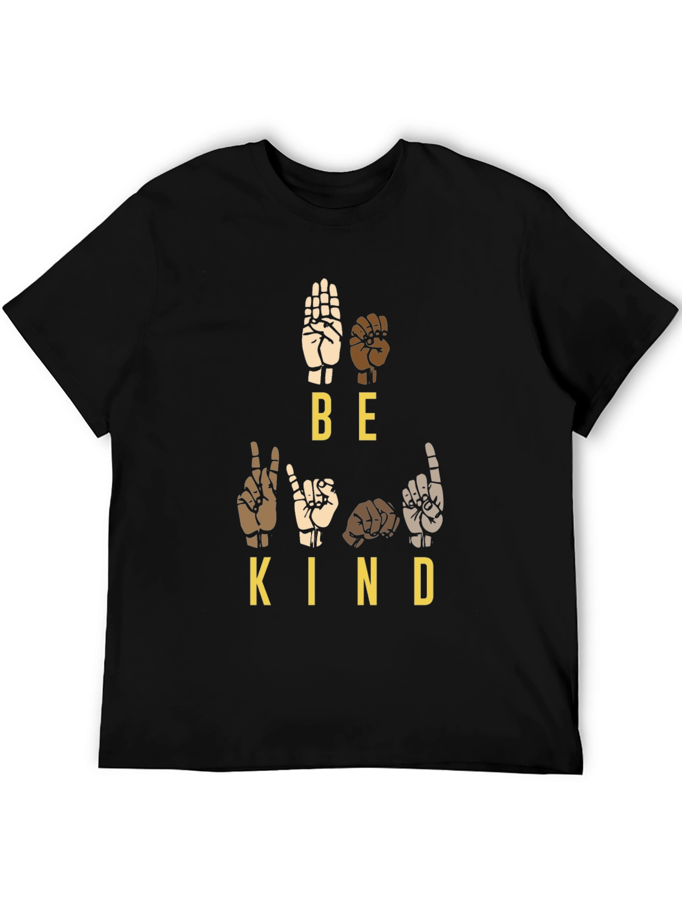 Be Kind Sign Language T-Shirt: Inclusive Message Tee
