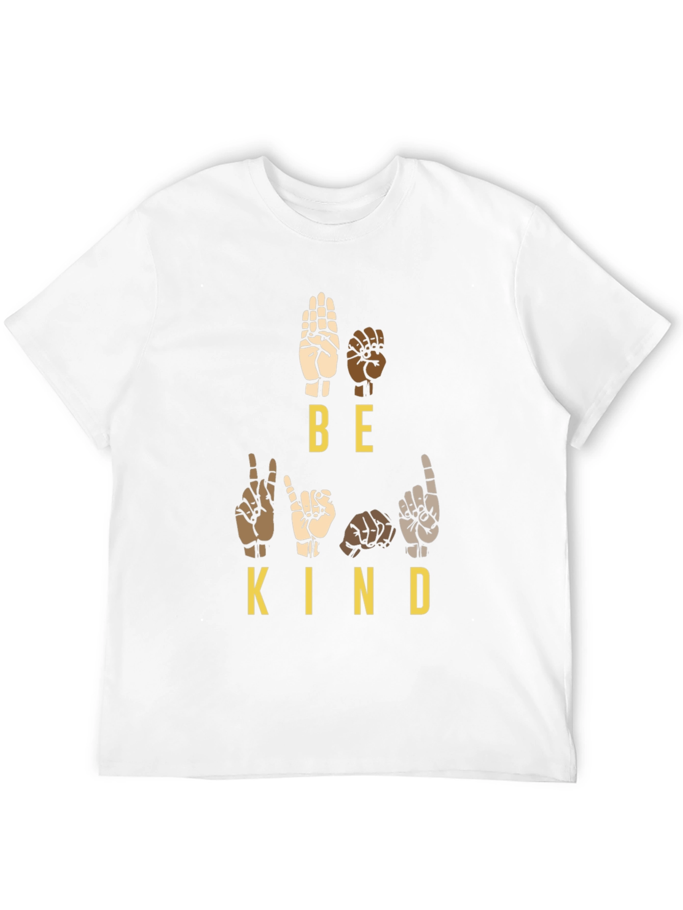 Be Kind Sign Language T-Shirt: Inclusive Message Tee