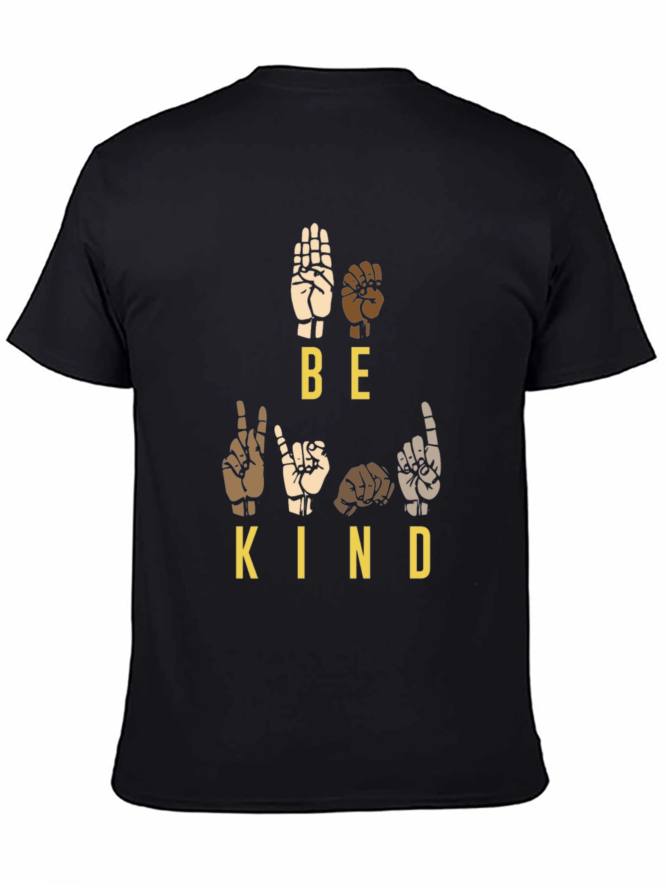 Be Kind Sign Language T-Shirt: Inclusive Message Tee
