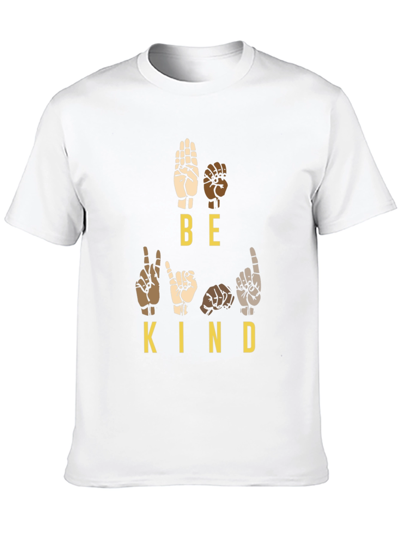 Be Kind Sign Language T-Shirt: Inclusive Message Tee
