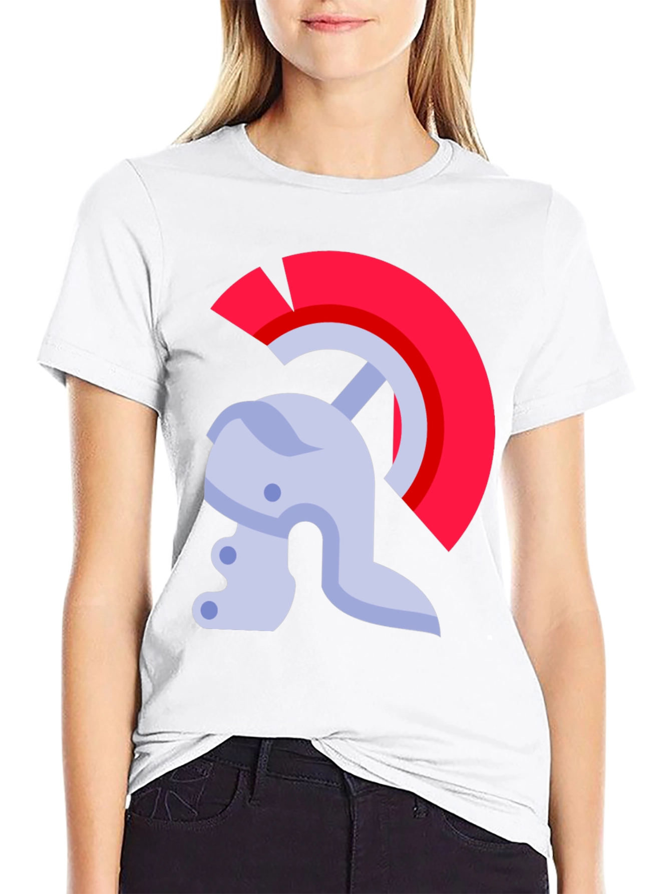 Roman Helmet Graphic T-Shirt