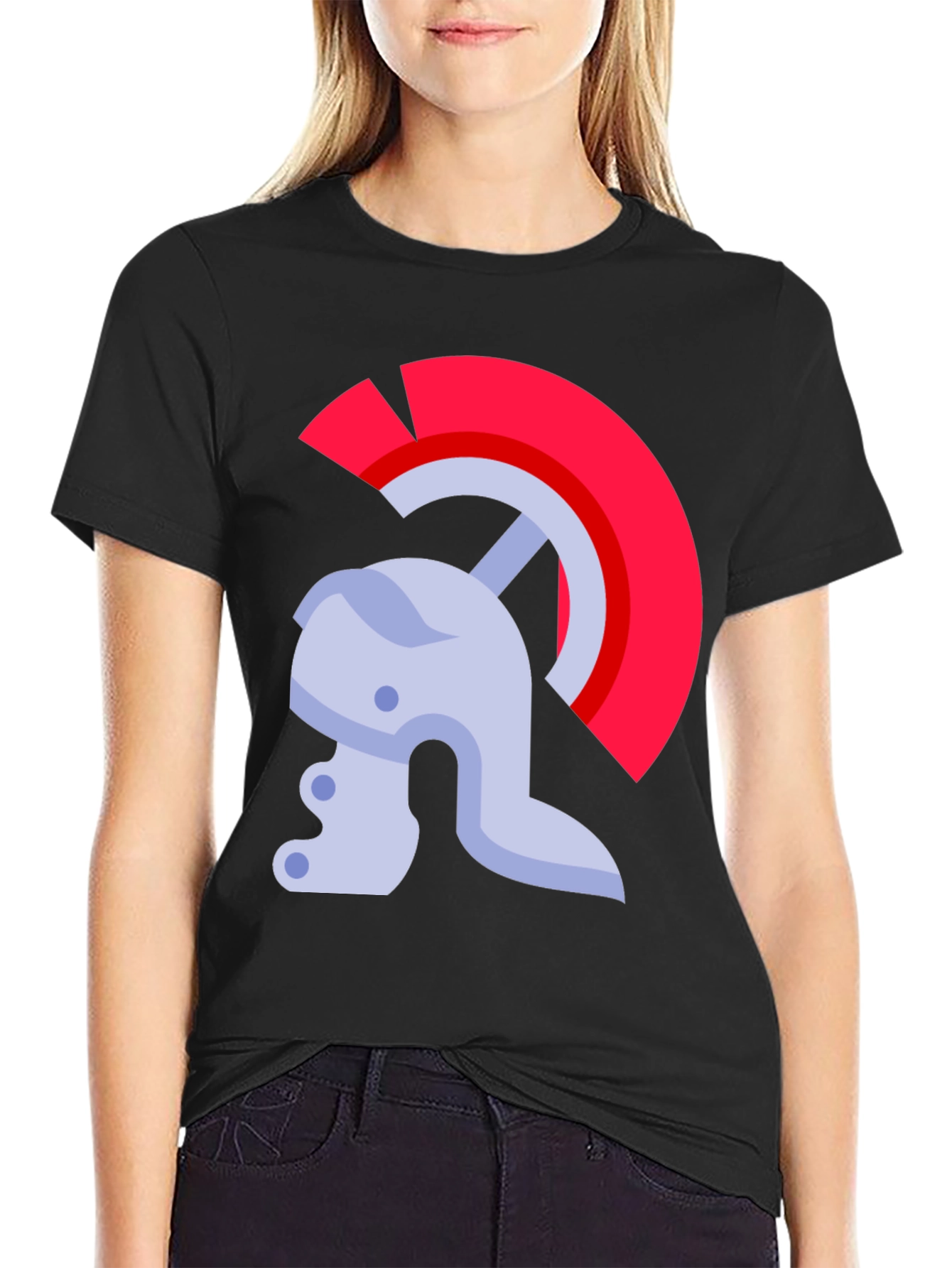 Roman Helmet Graphic T-Shirt