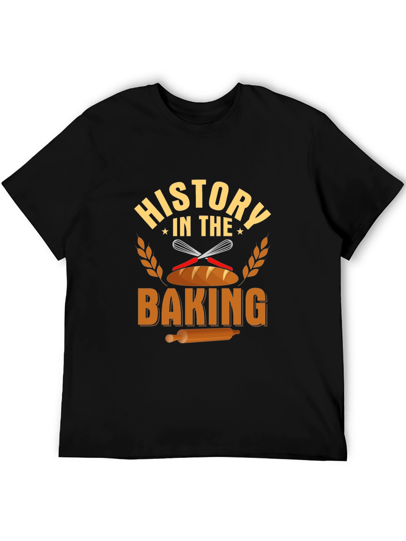 History in the Baking Black T-Shirt