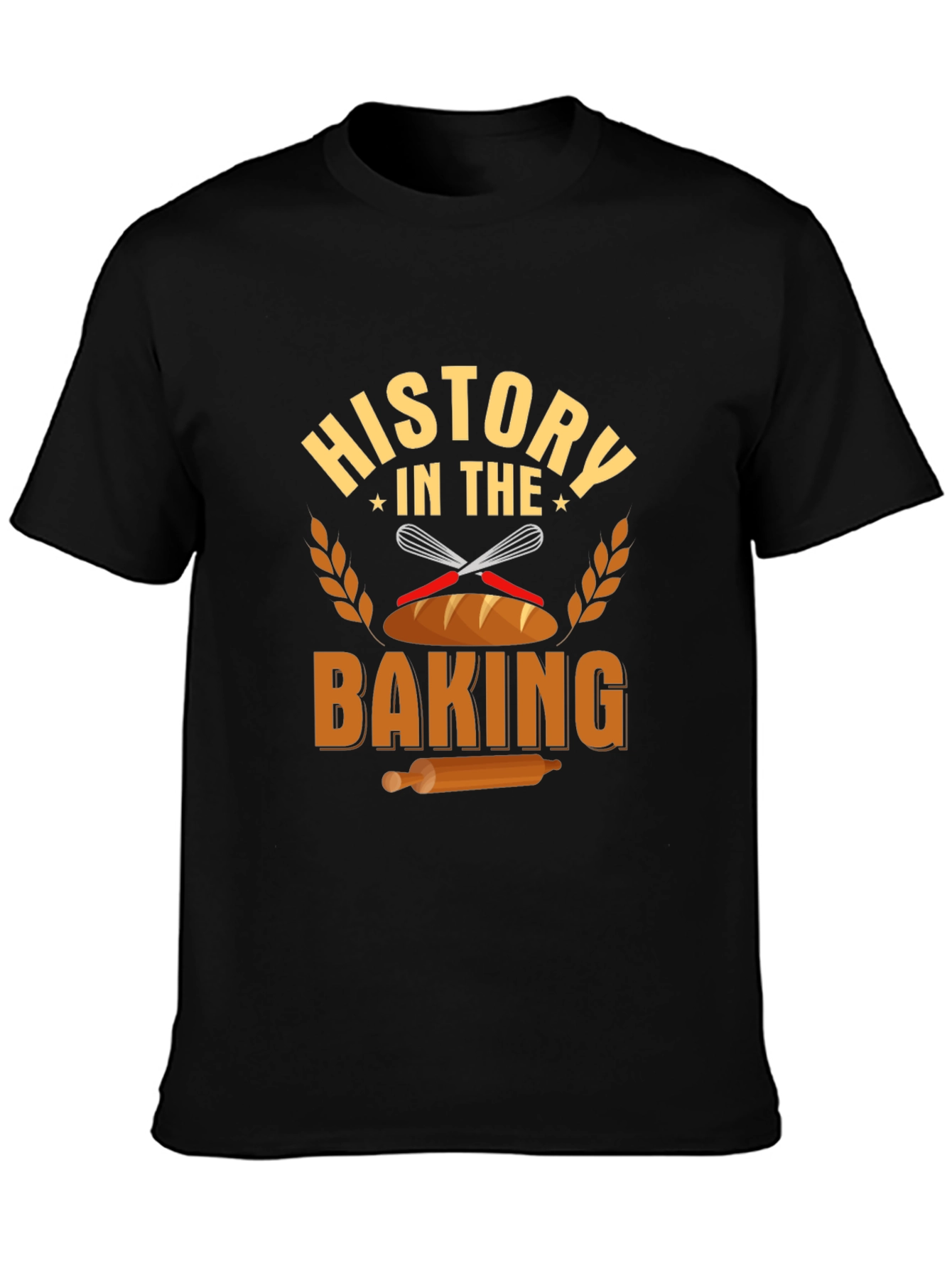 History in the Baking Black T-Shirt