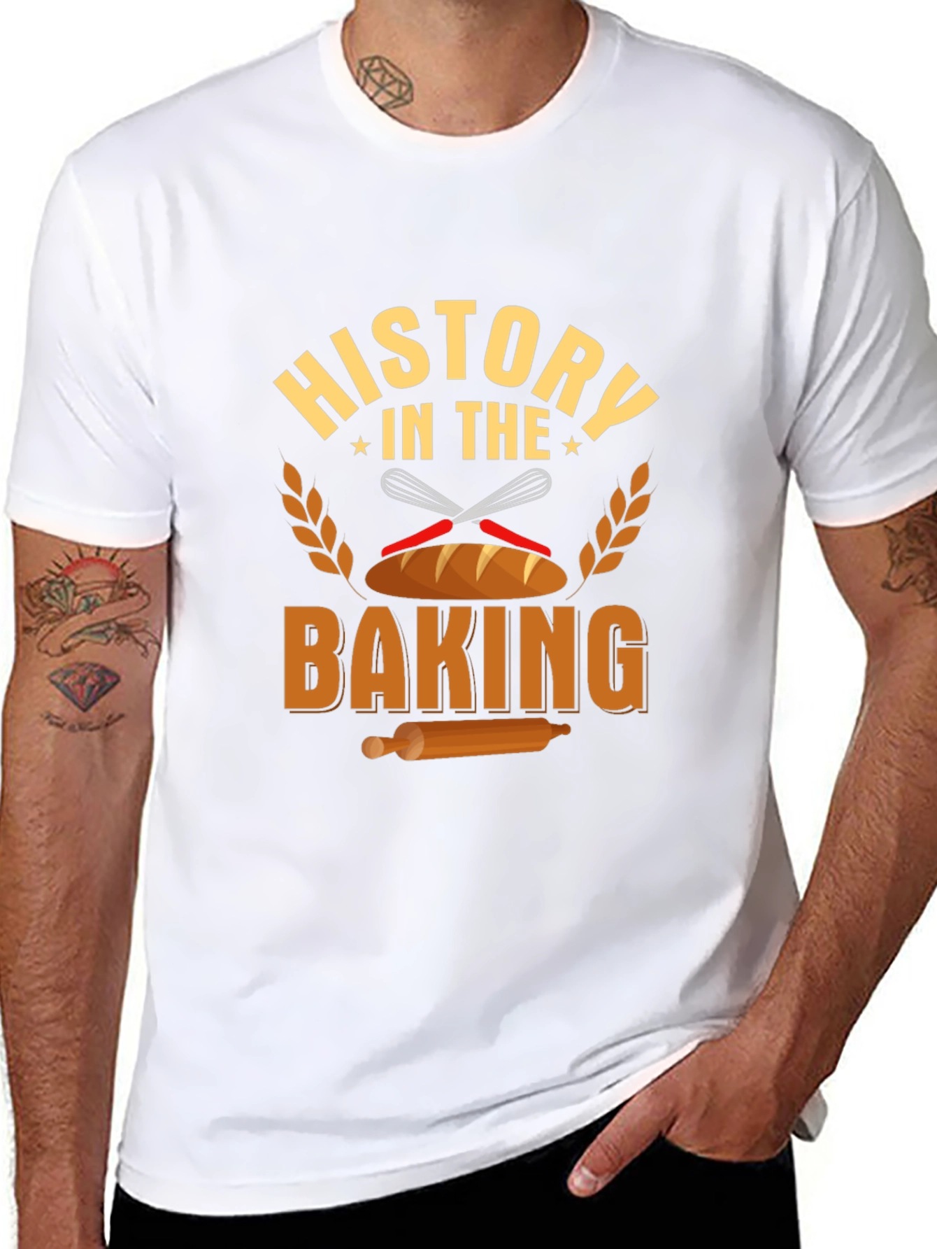 History in the Baking Black T-Shirt