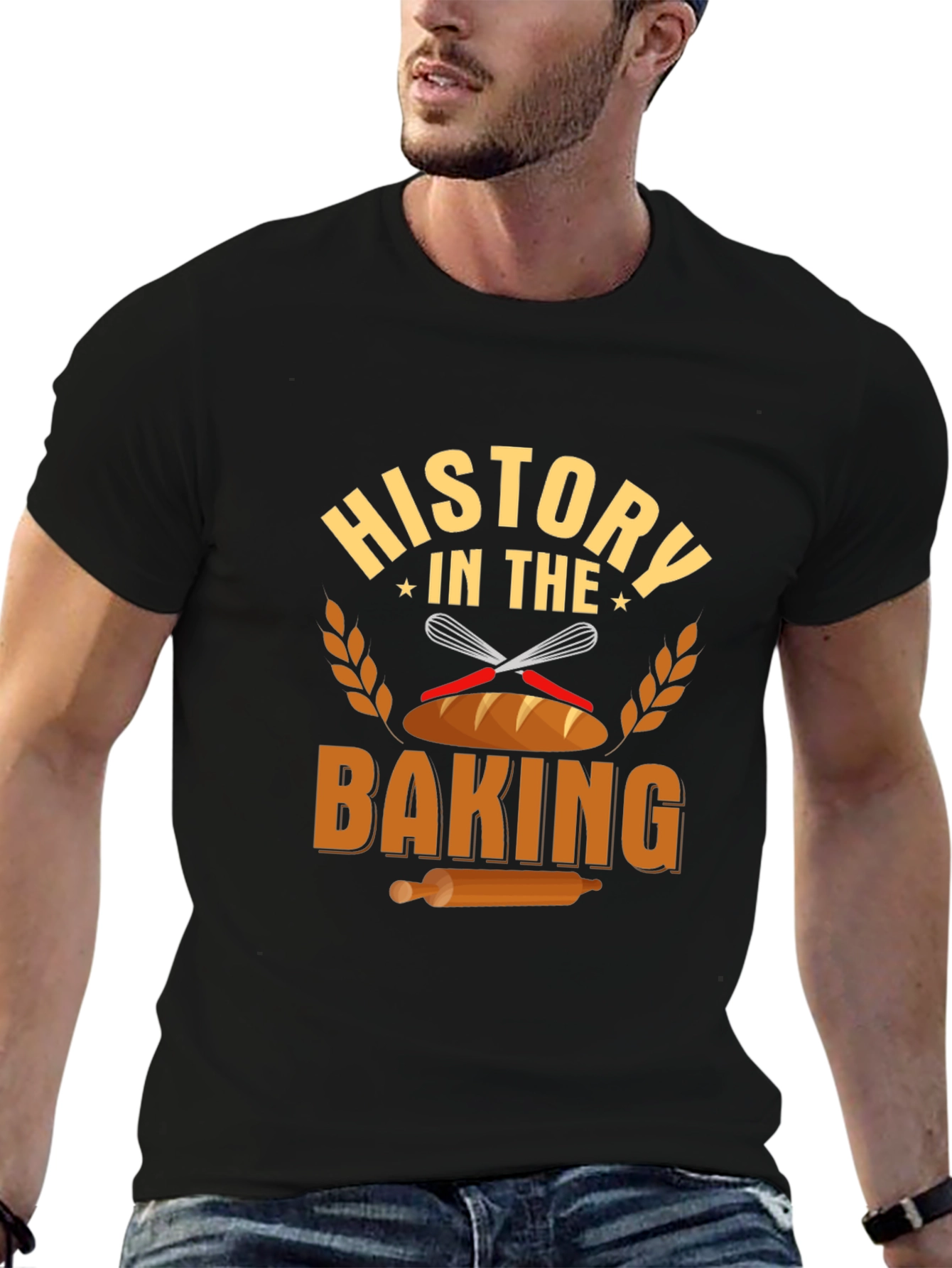 History in the Baking Black T-Shirt