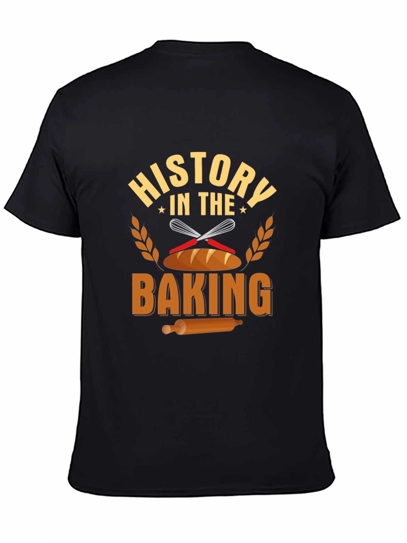 History in the Baking Black T-Shirt