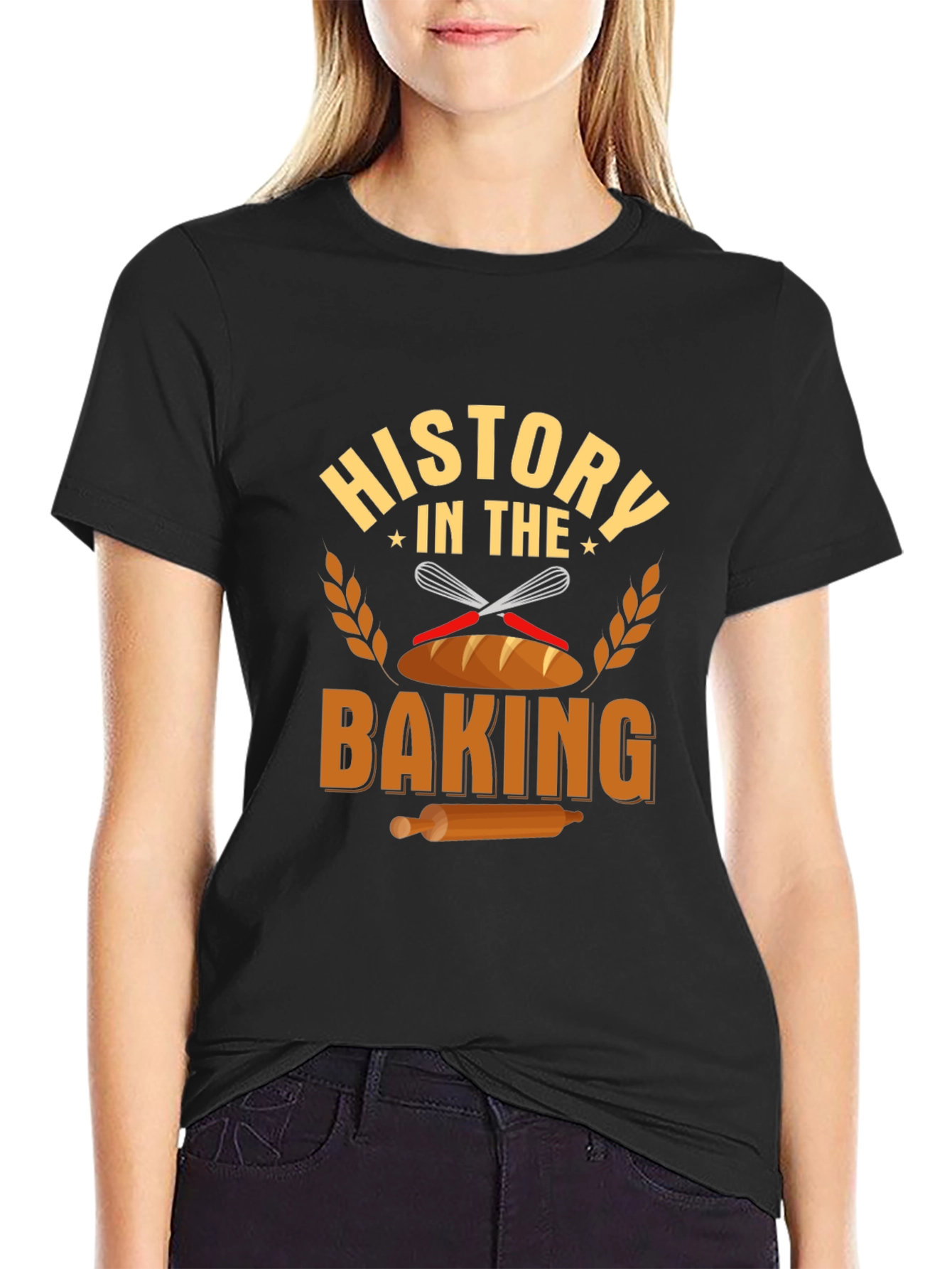 History in the Baking Black T-Shirt