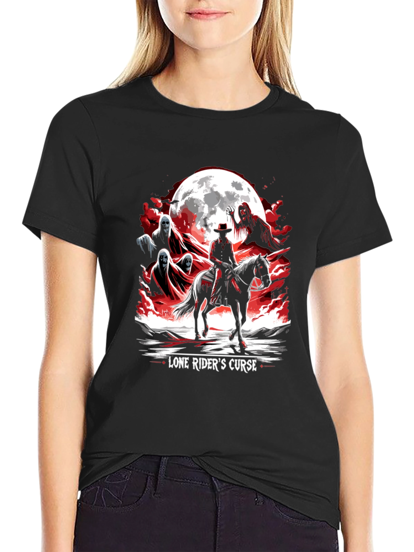 Lone Riders Curse Graphic T-Shirt