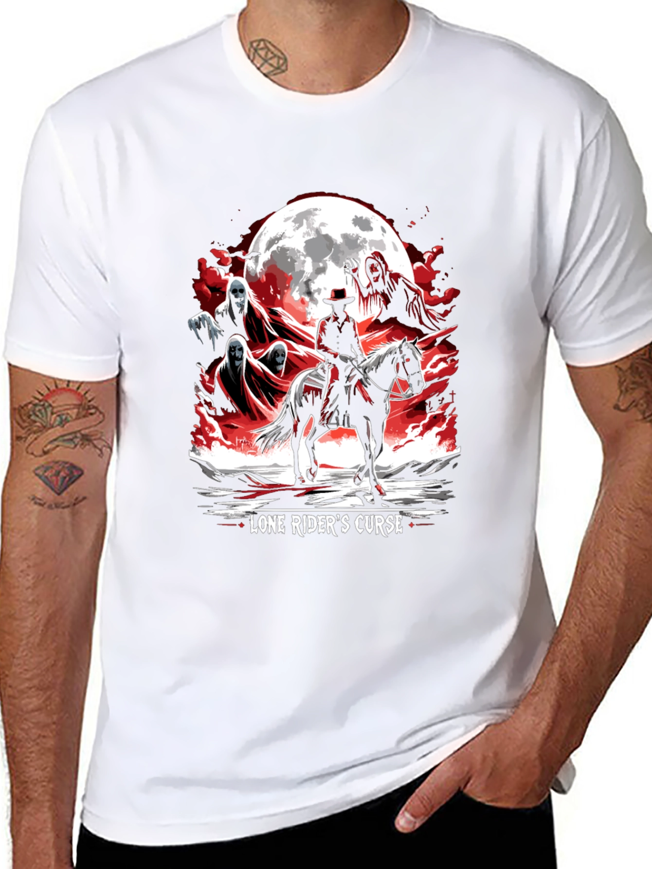 Lone Riders Curse Graphic T-Shirt