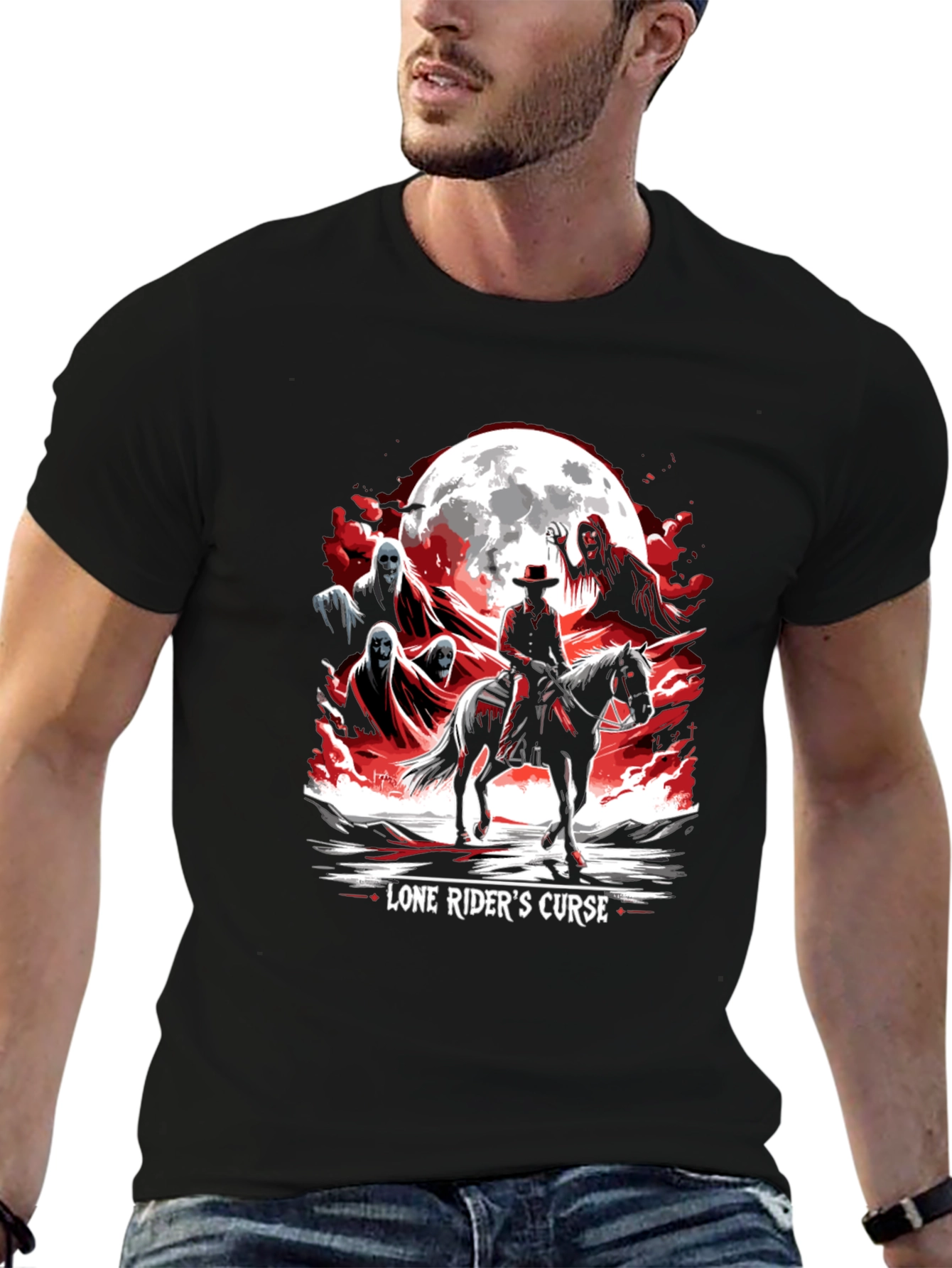 Lone Riders Curse Graphic T-Shirt