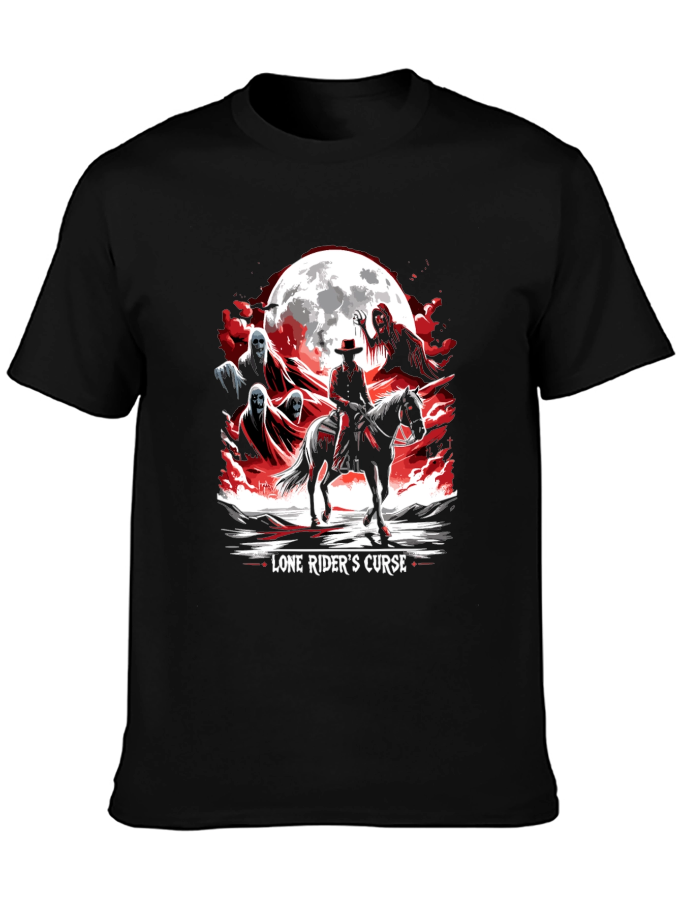 Lone Riders Curse Graphic T-Shirt