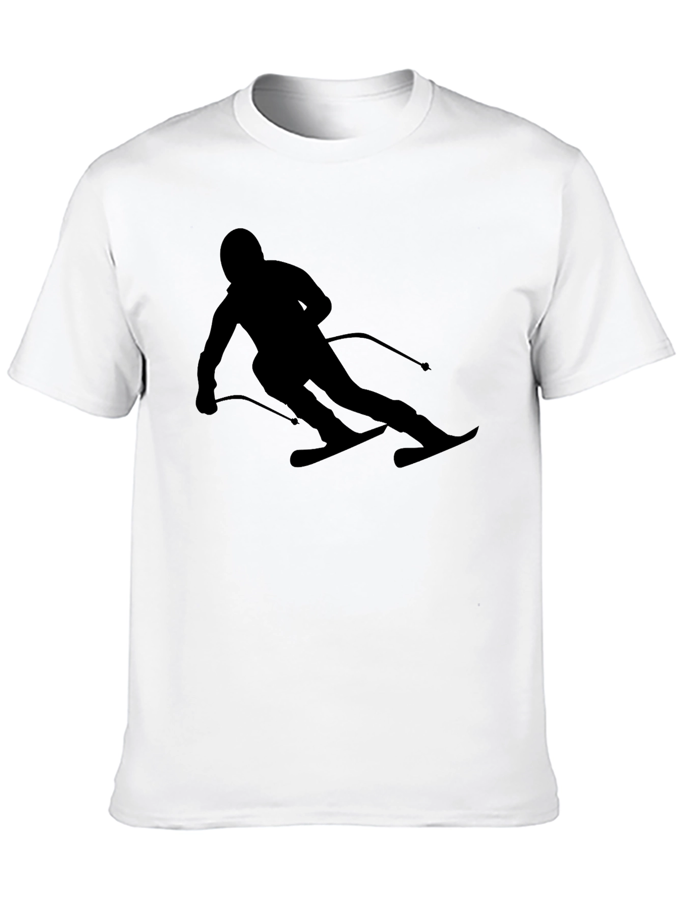 Ski Silhouette Black T-Shirt