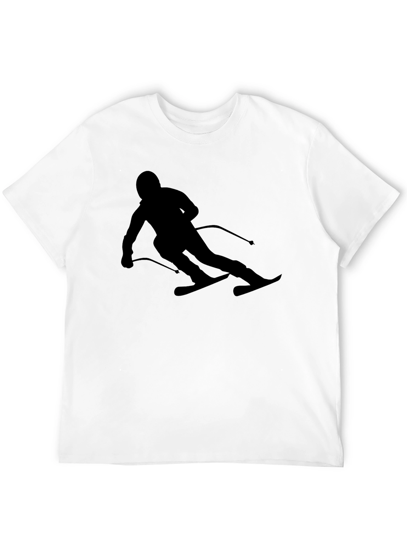 Ski Silhouette Black T-Shirt