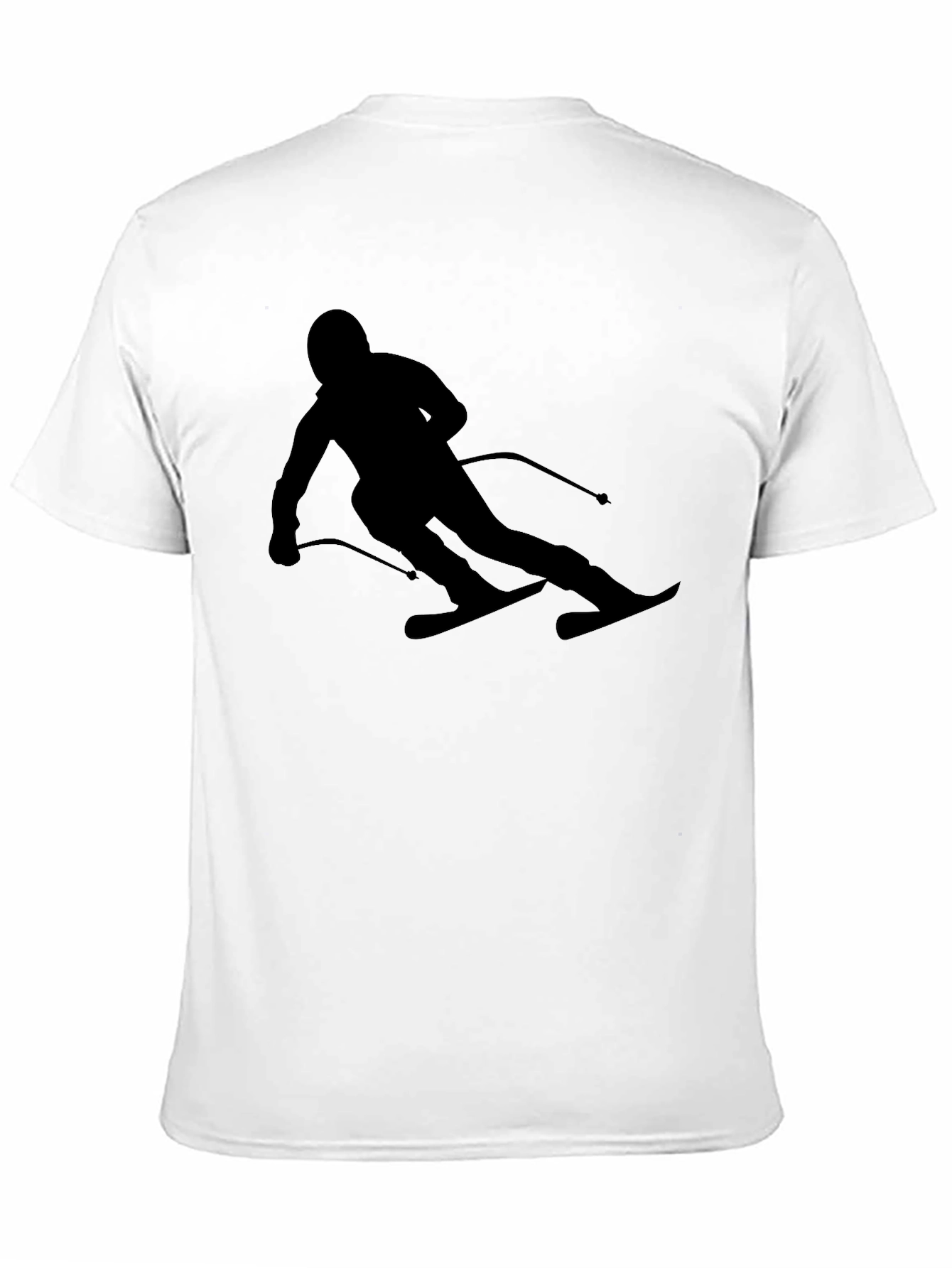 Ski Silhouette Black T-Shirt