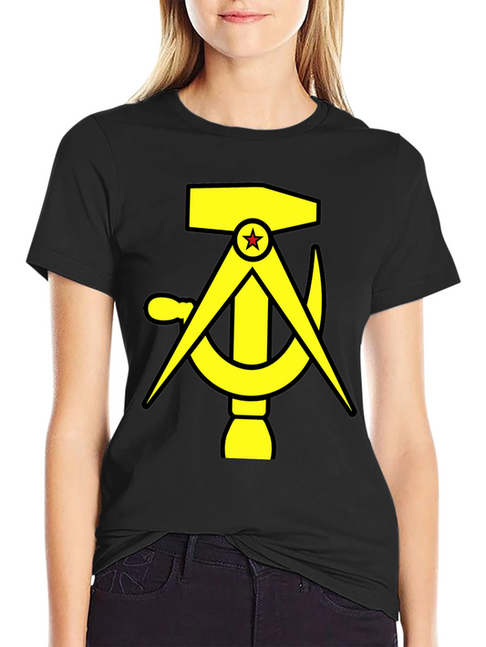 Hammer Compass and Sickle Black T-Shirt
