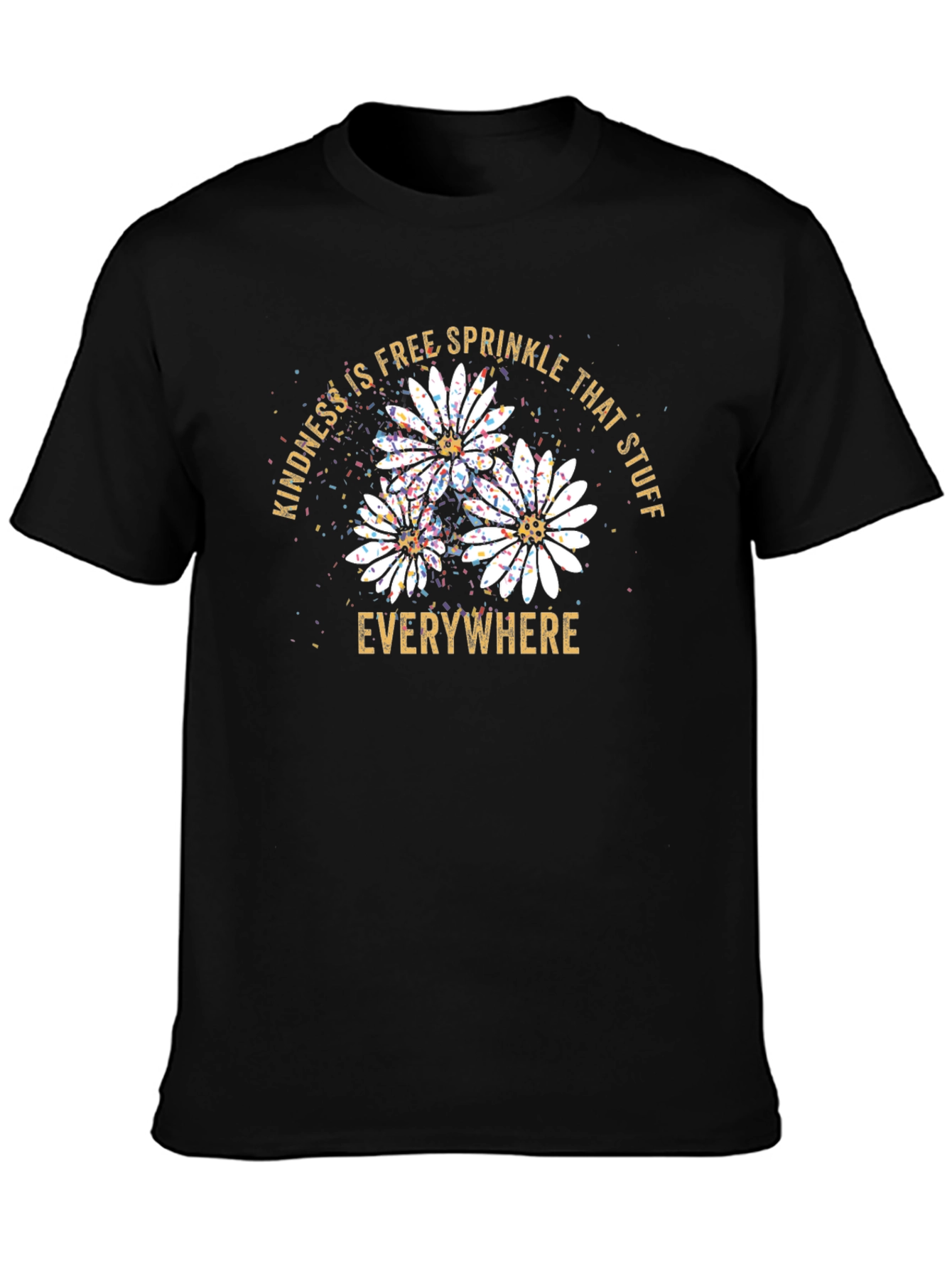 Kindness Sprinkle Black Graphic Tee