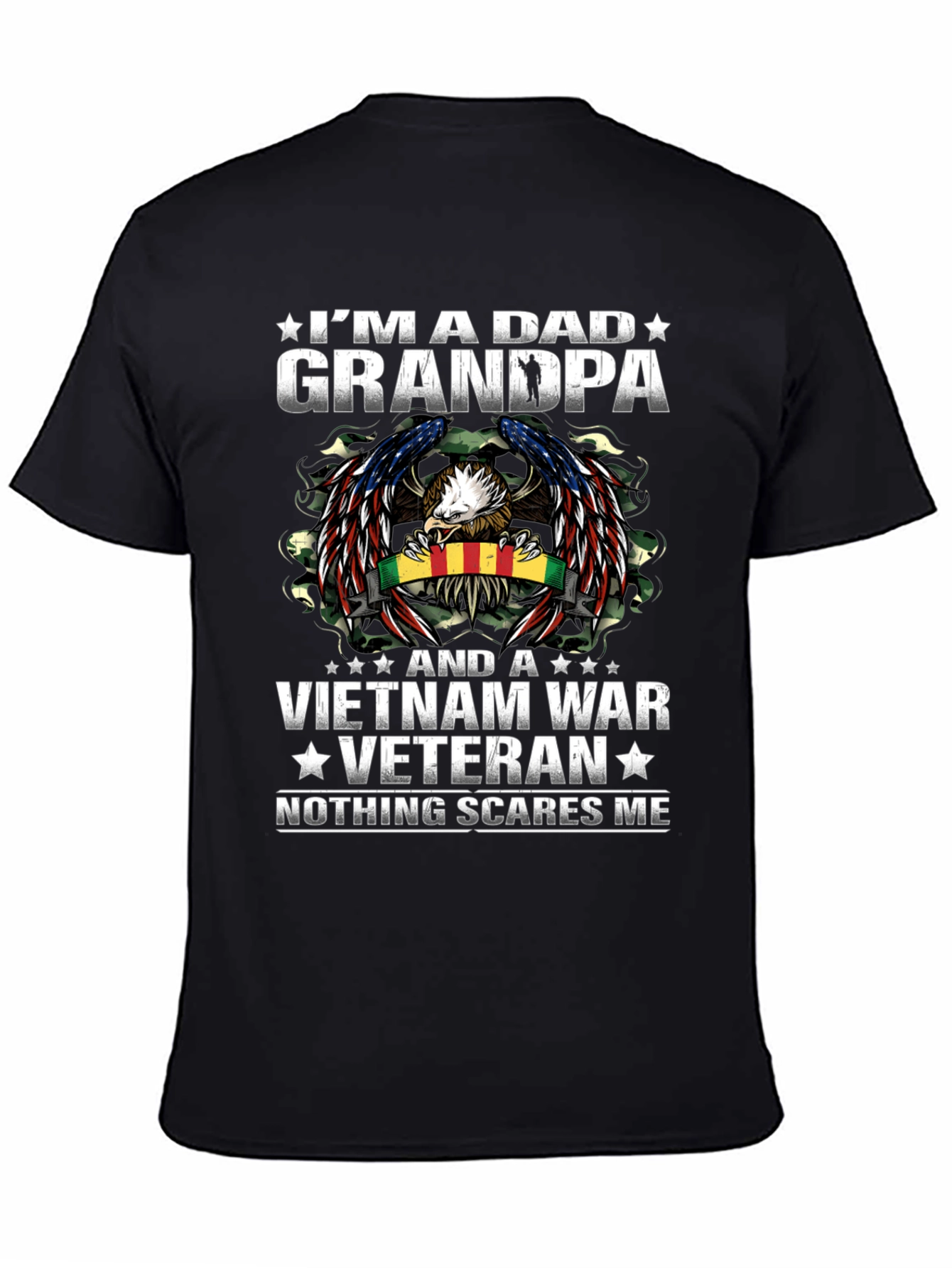 Vietnam War Veteran Dad Grandpa T-Shirt