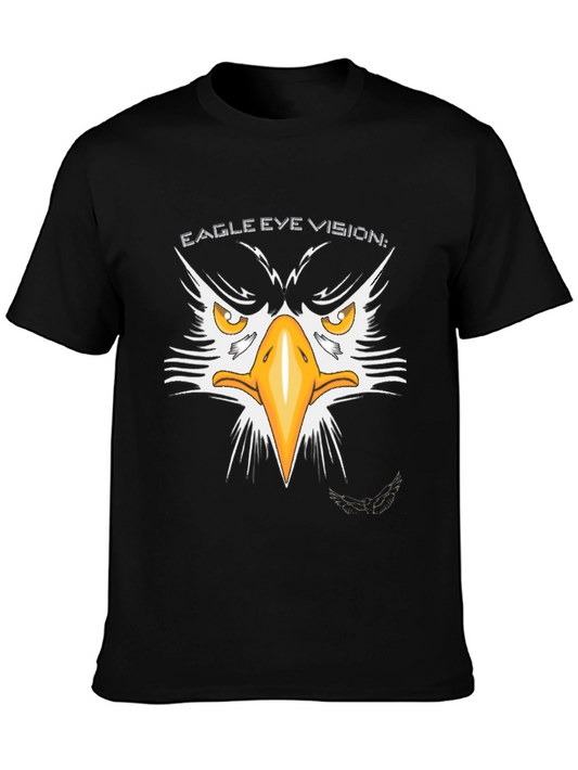 Eagle Eye Vision Graphic T-Shirt - Cool Bird of Prey Design