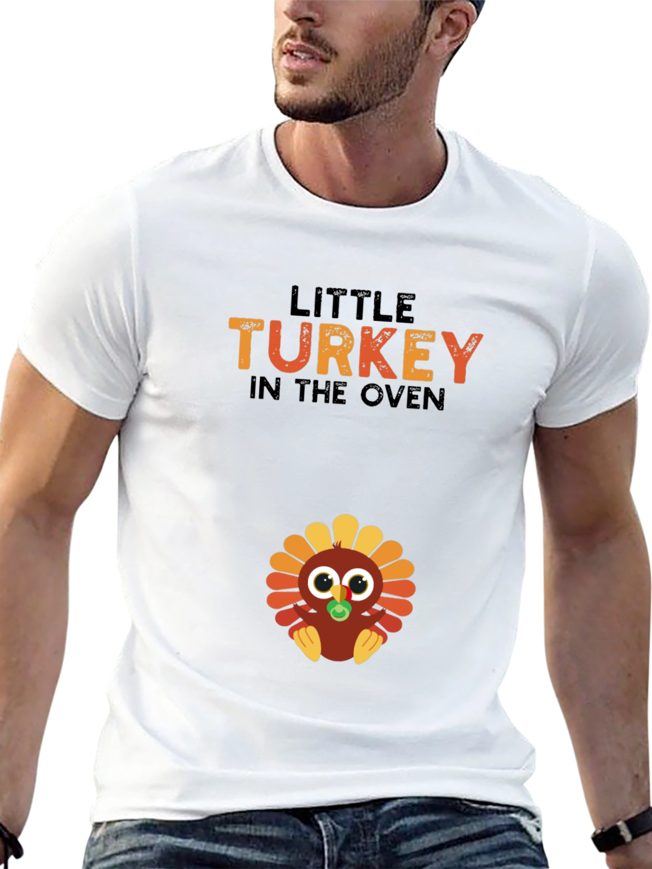 Little Turkey in the Oven Pregnancy T-Shirt