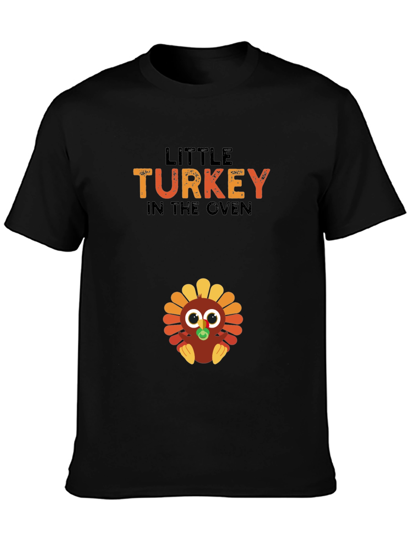 Little Turkey in the Oven Pregnancy T-Shirt