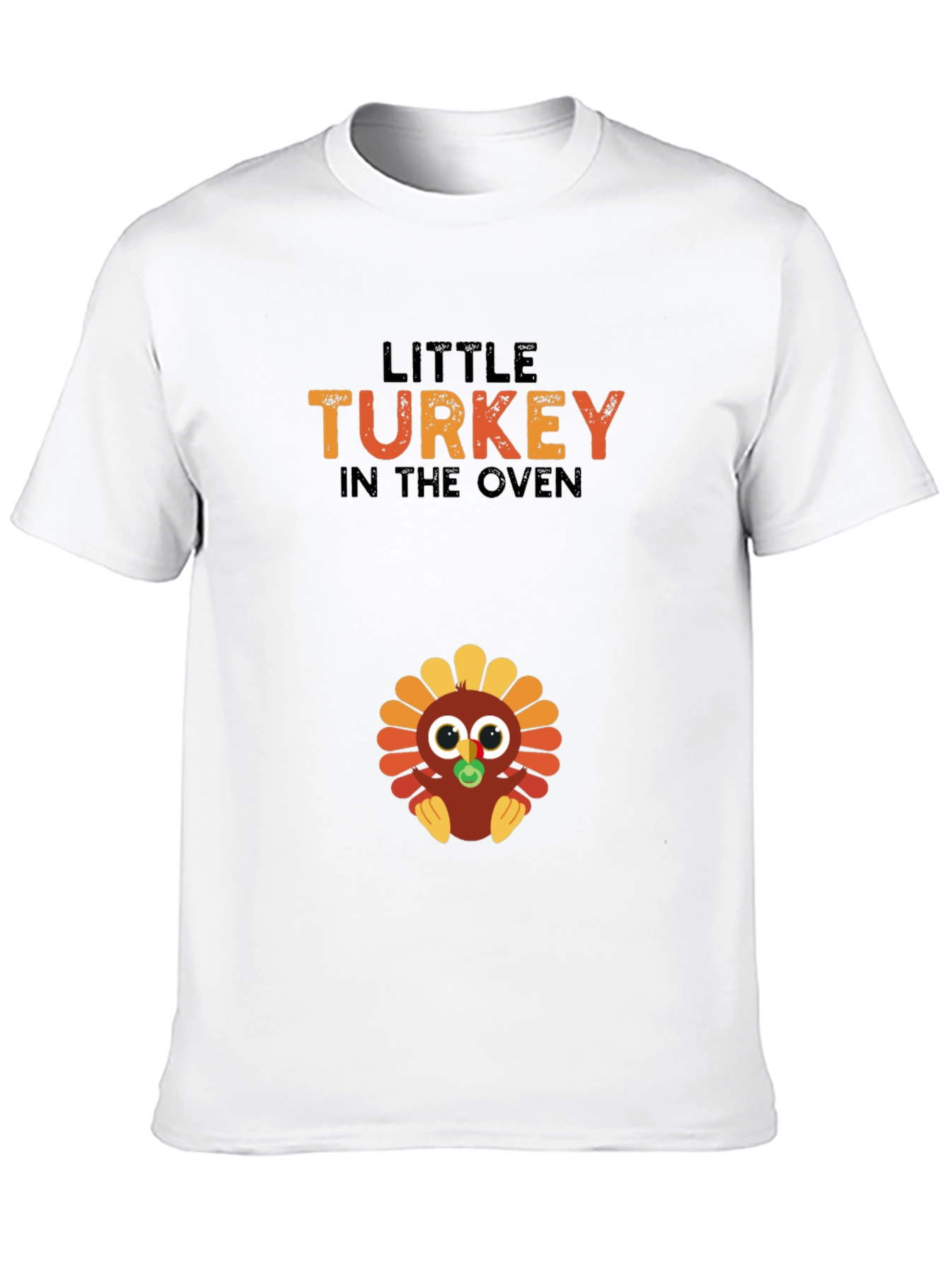 Little Turkey in the Oven Pregnancy T-Shirt
