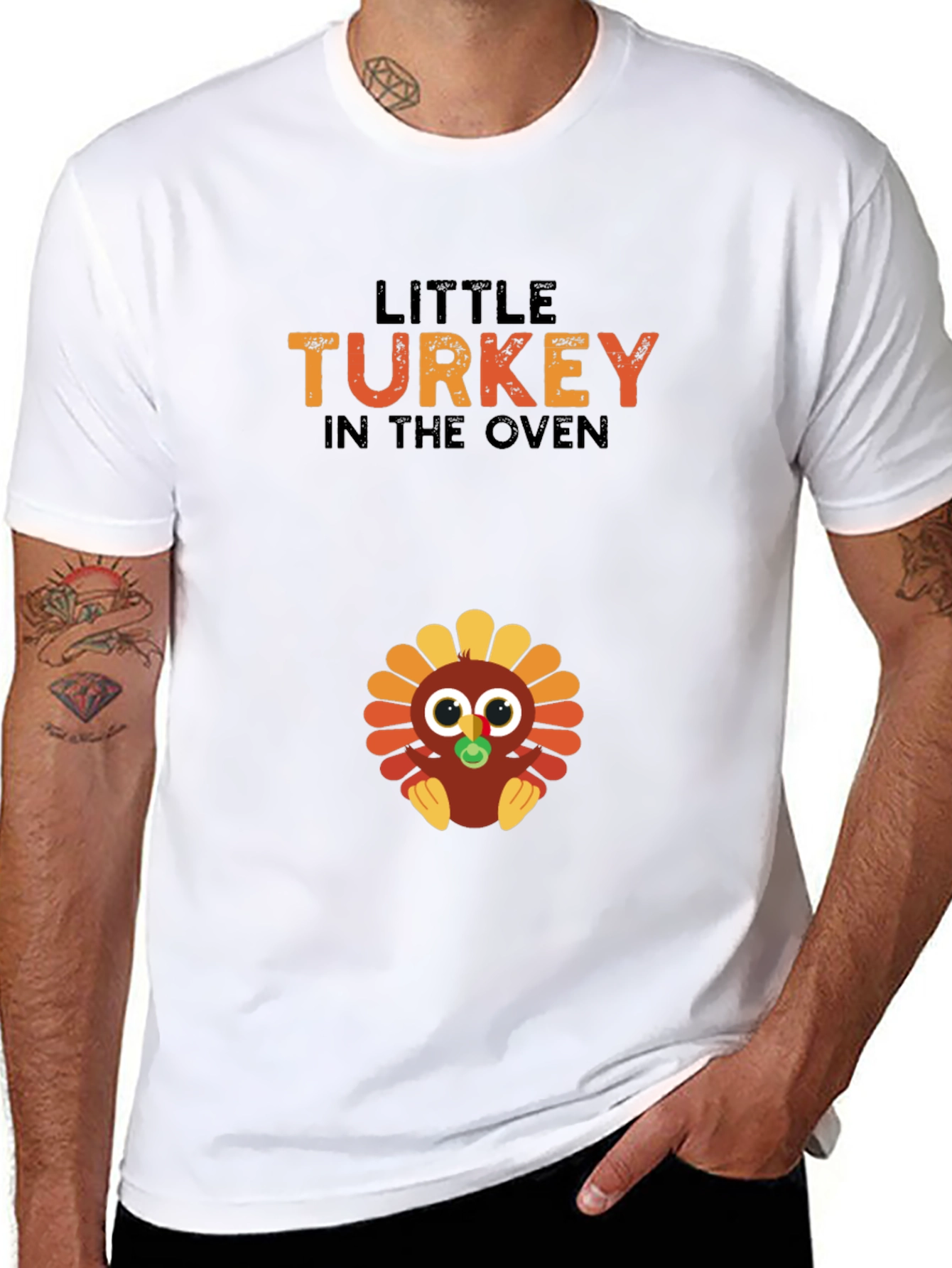 Little Turkey in the Oven Pregnancy T-Shirt