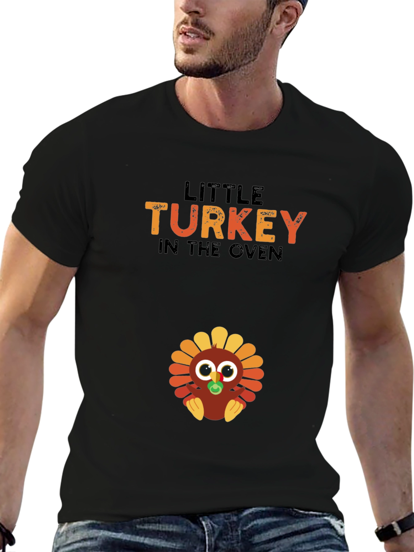 Little Turkey in the Oven Pregnancy T-Shirt