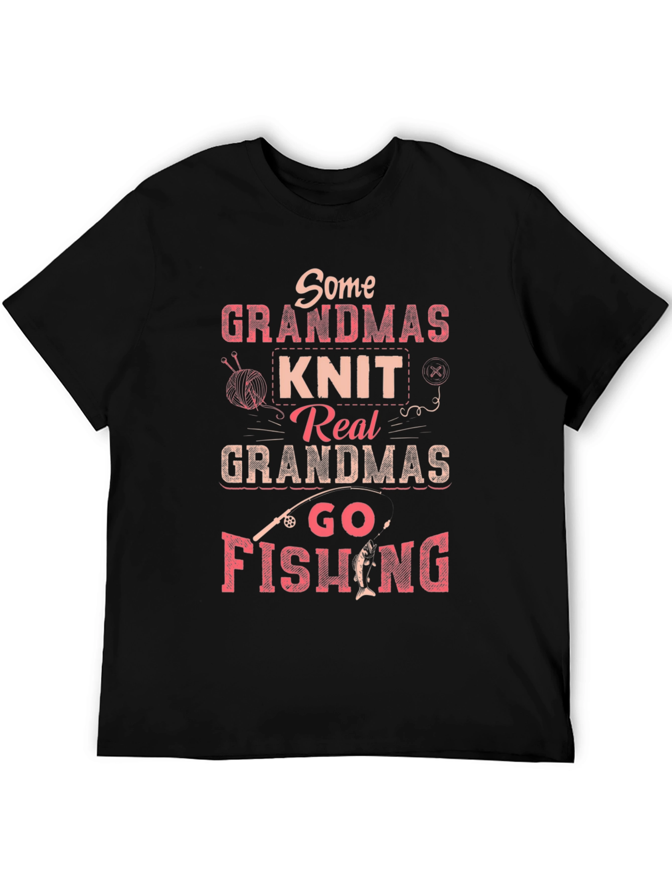 Grandma Fishing T-Shirt - Funny Gift for Fisherwoman