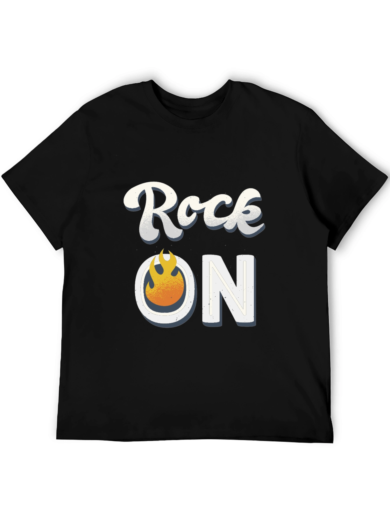 Rock On Graphic Tee - Black T-Shirt