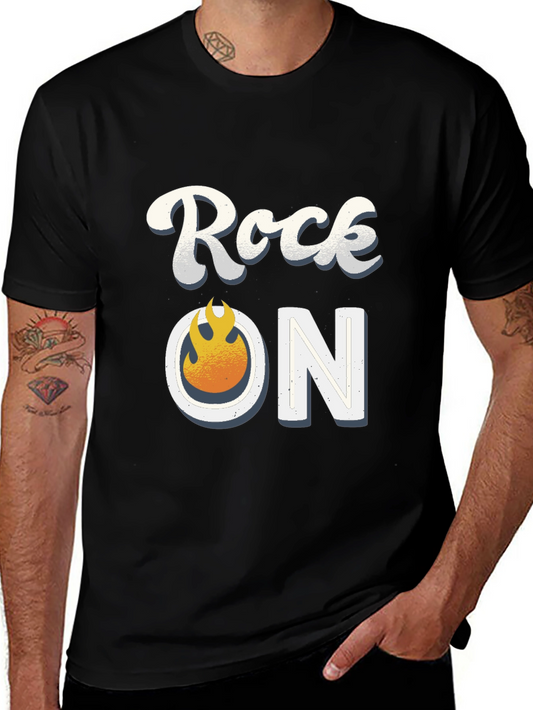 Rock On Graphic Tee - Black T-Shirt