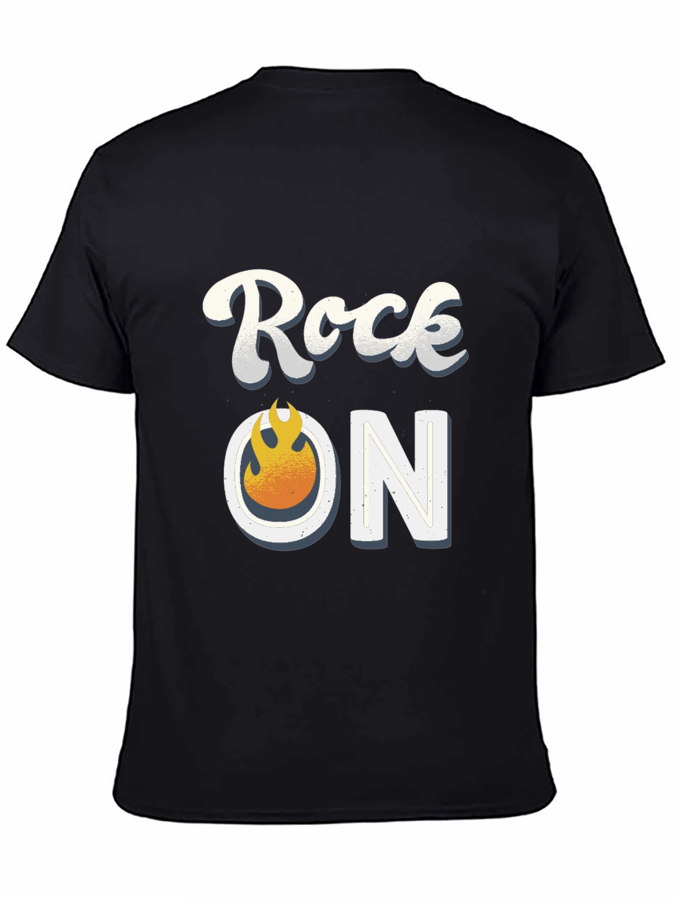 Rock On Graphic Tee - Black T-Shirt