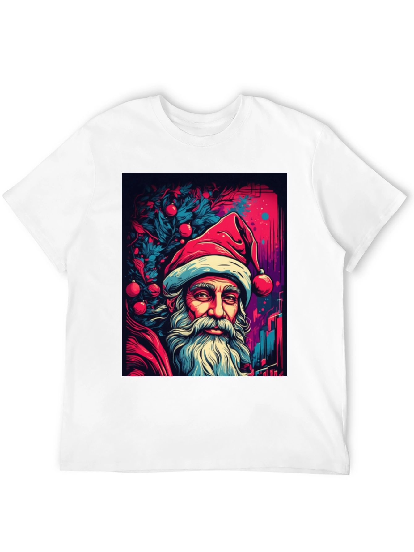 Santa T-Shirt - Christmas Graphic Tee