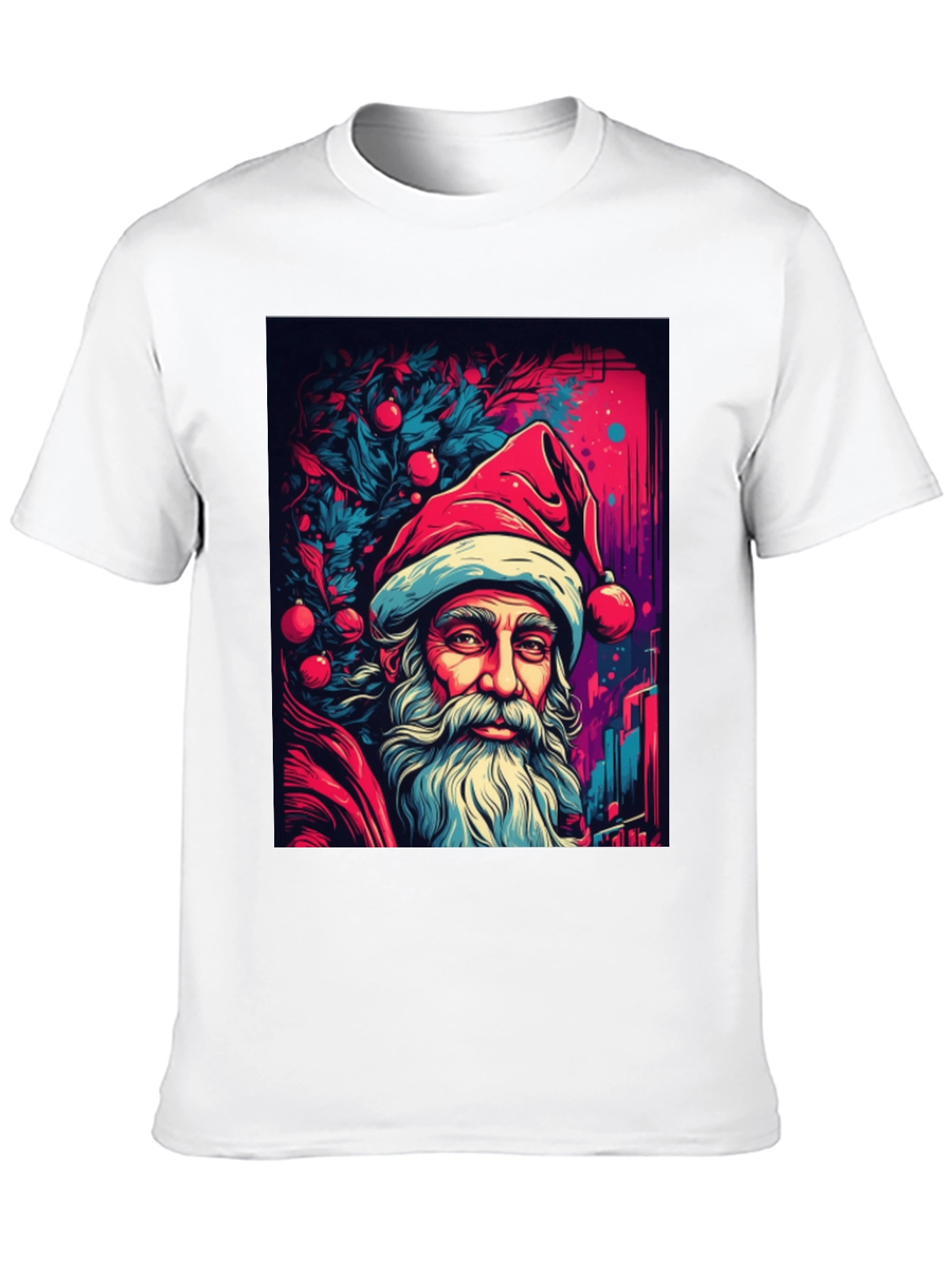 Santa T-Shirt - Christmas Graphic Tee