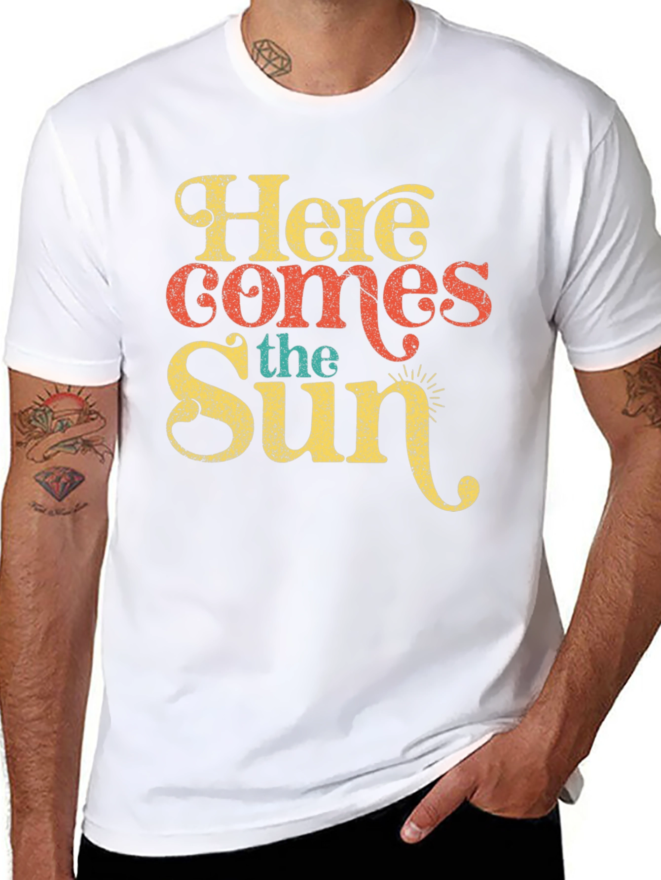 Here Comes The Sun Retro T-Shirt