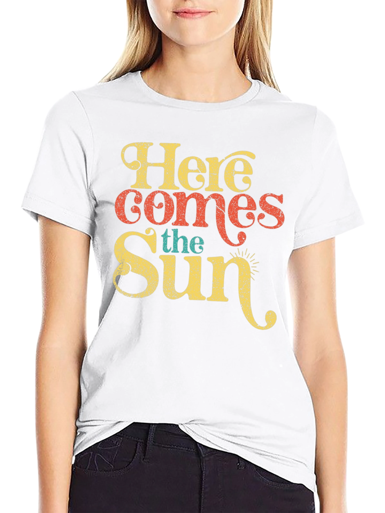Here Comes The Sun Retro T-Shirt
