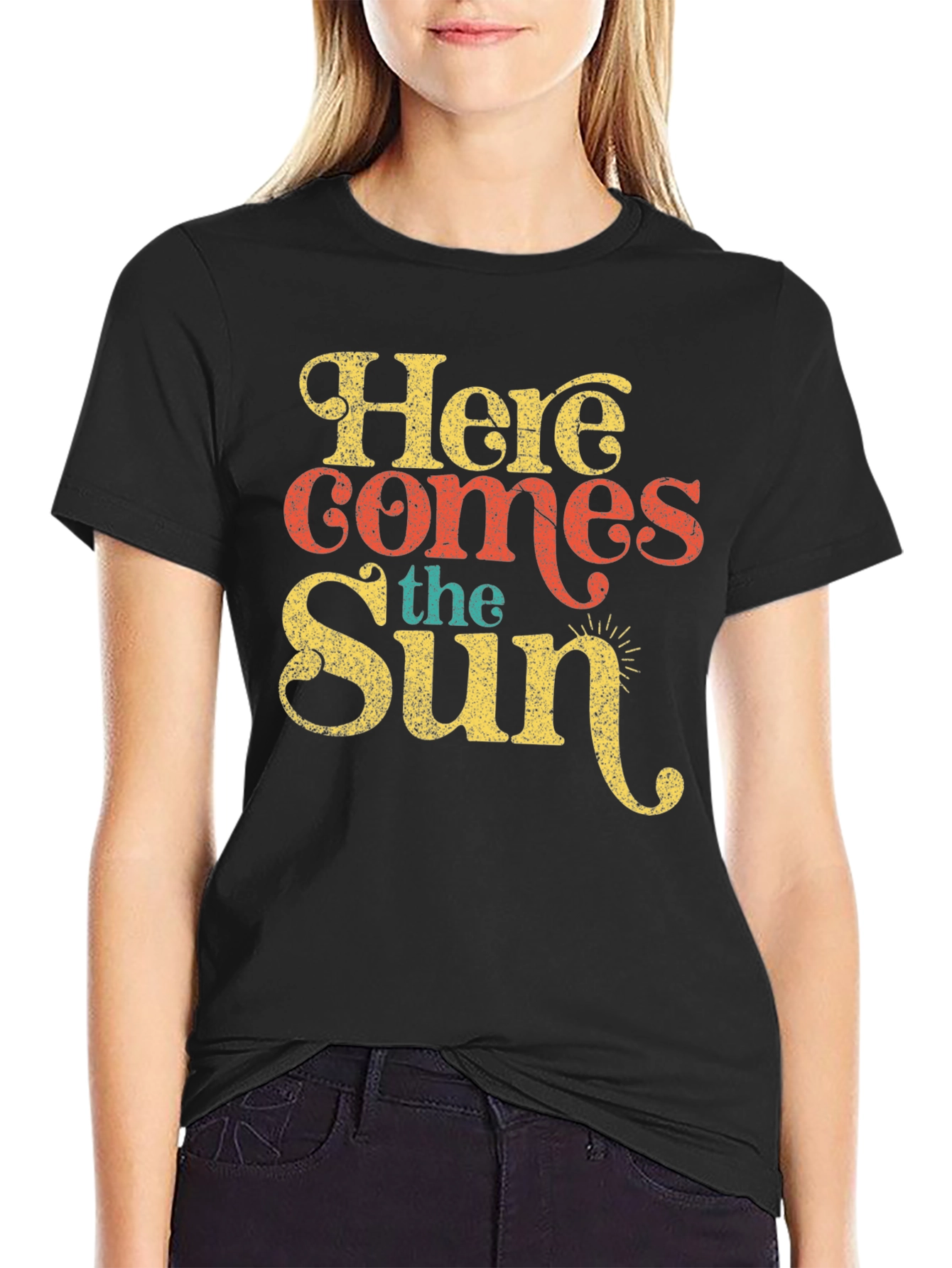 Here Comes The Sun Retro T-Shirt