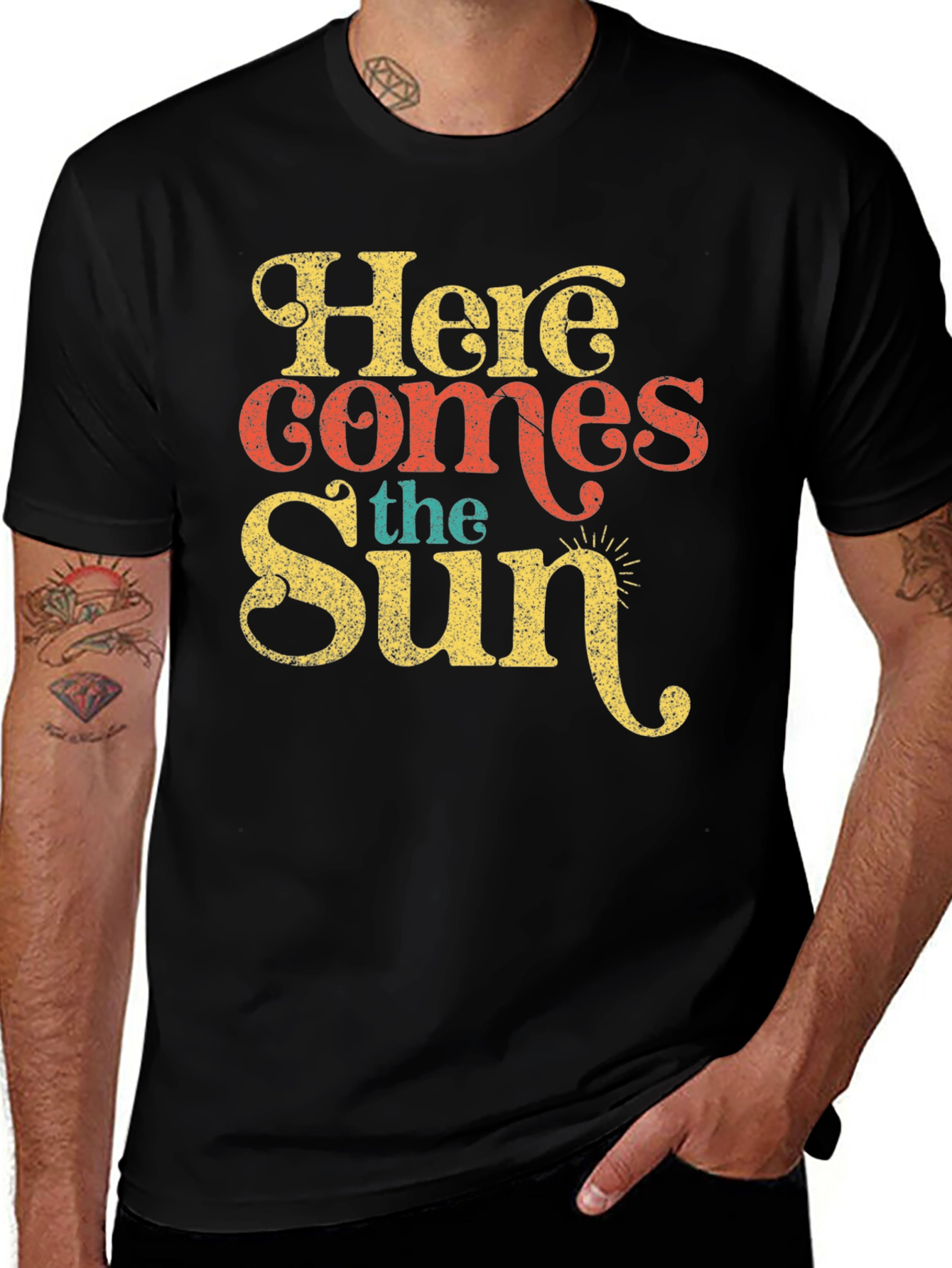 Here Comes The Sun Retro T-Shirt